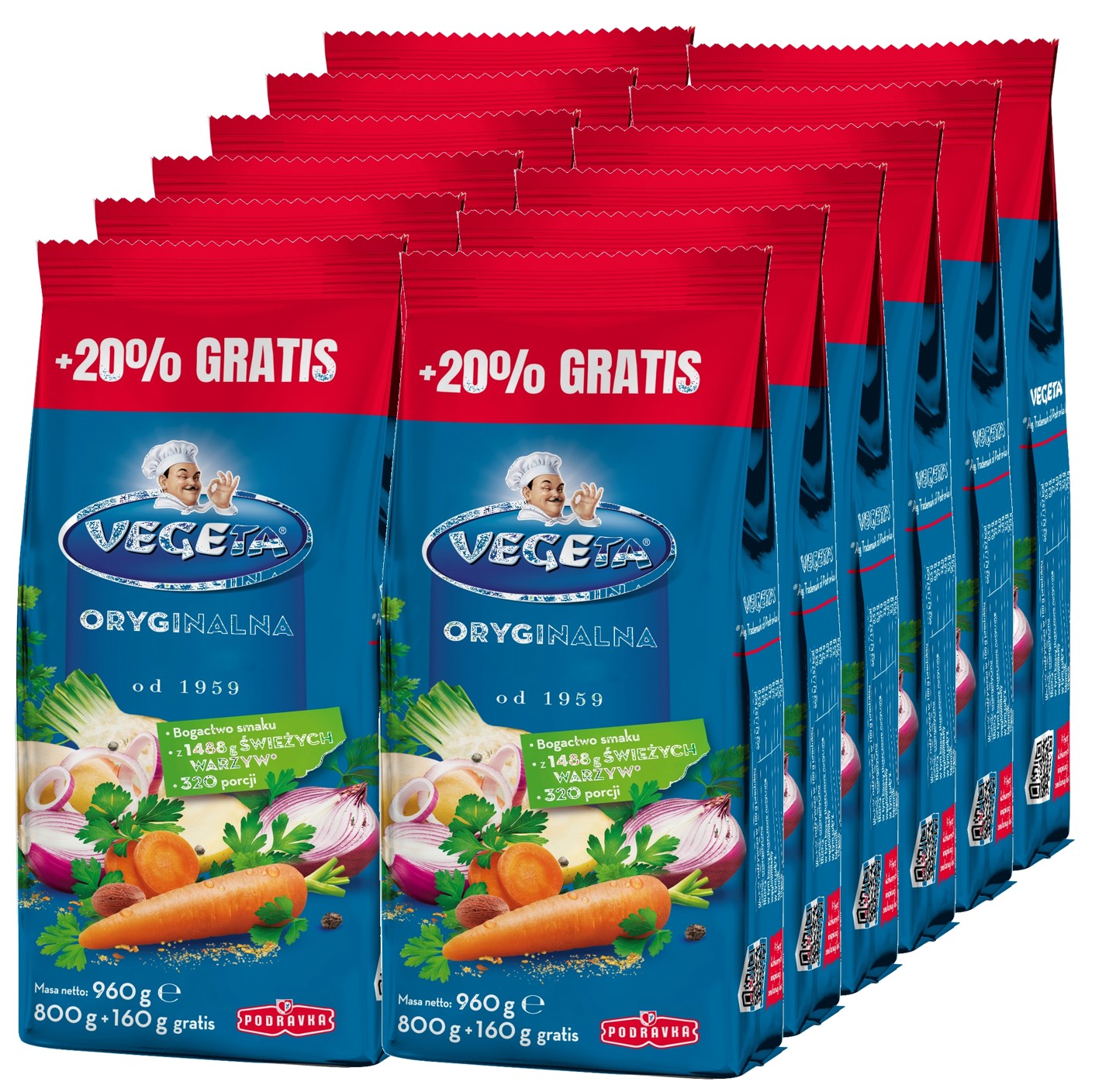 Vegeta 800G +20% Gratis