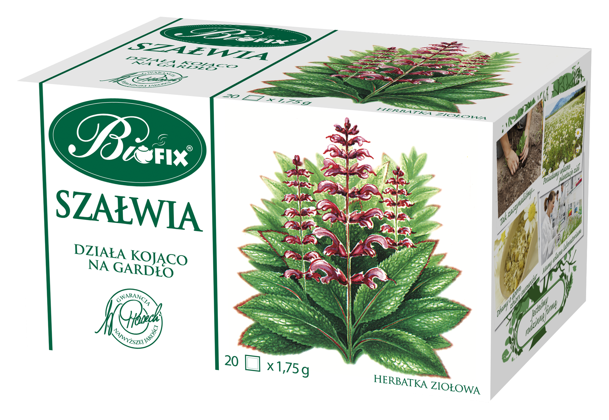 Bifix Szałwia Herbatka Ziołowa Ekspresowa 20X1,75G