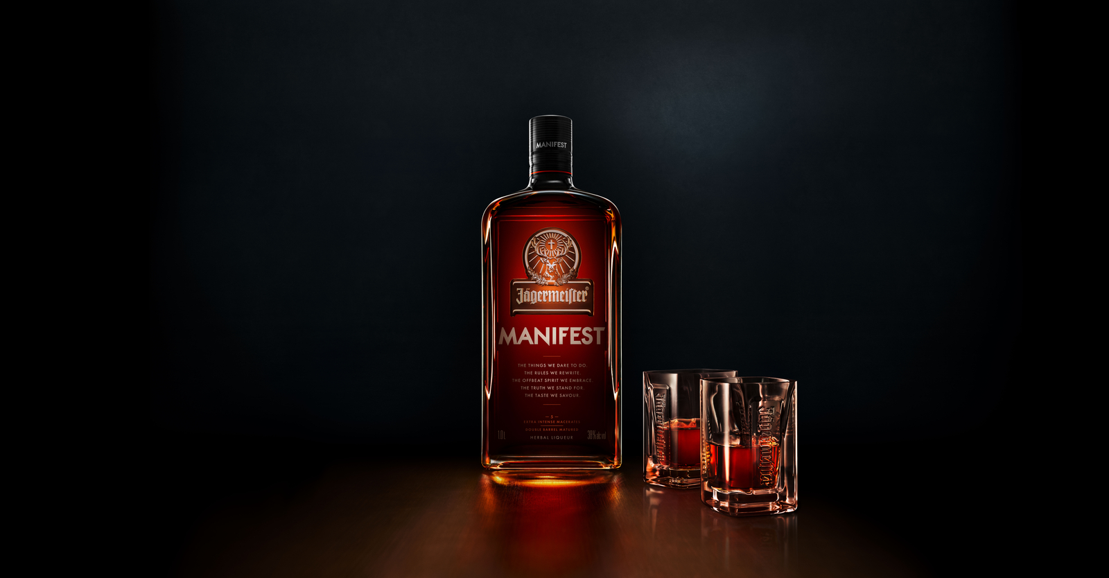 Likier Ziołowy Jagermeister Manifest 38% 1L