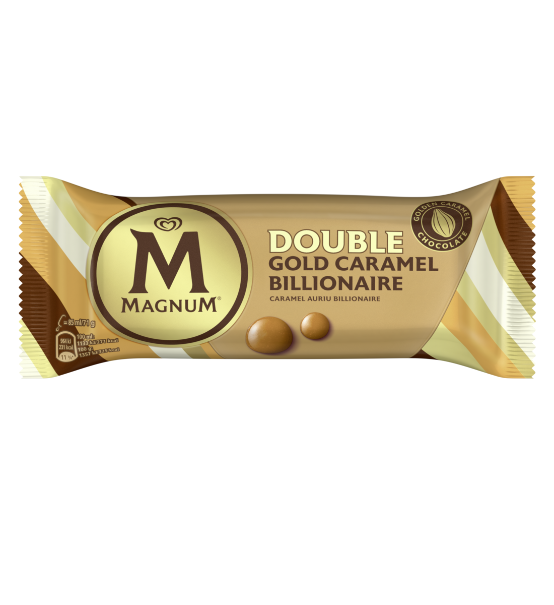 Magnum Lody O Smaku Double Gold Caramel Billionaire 85Ml