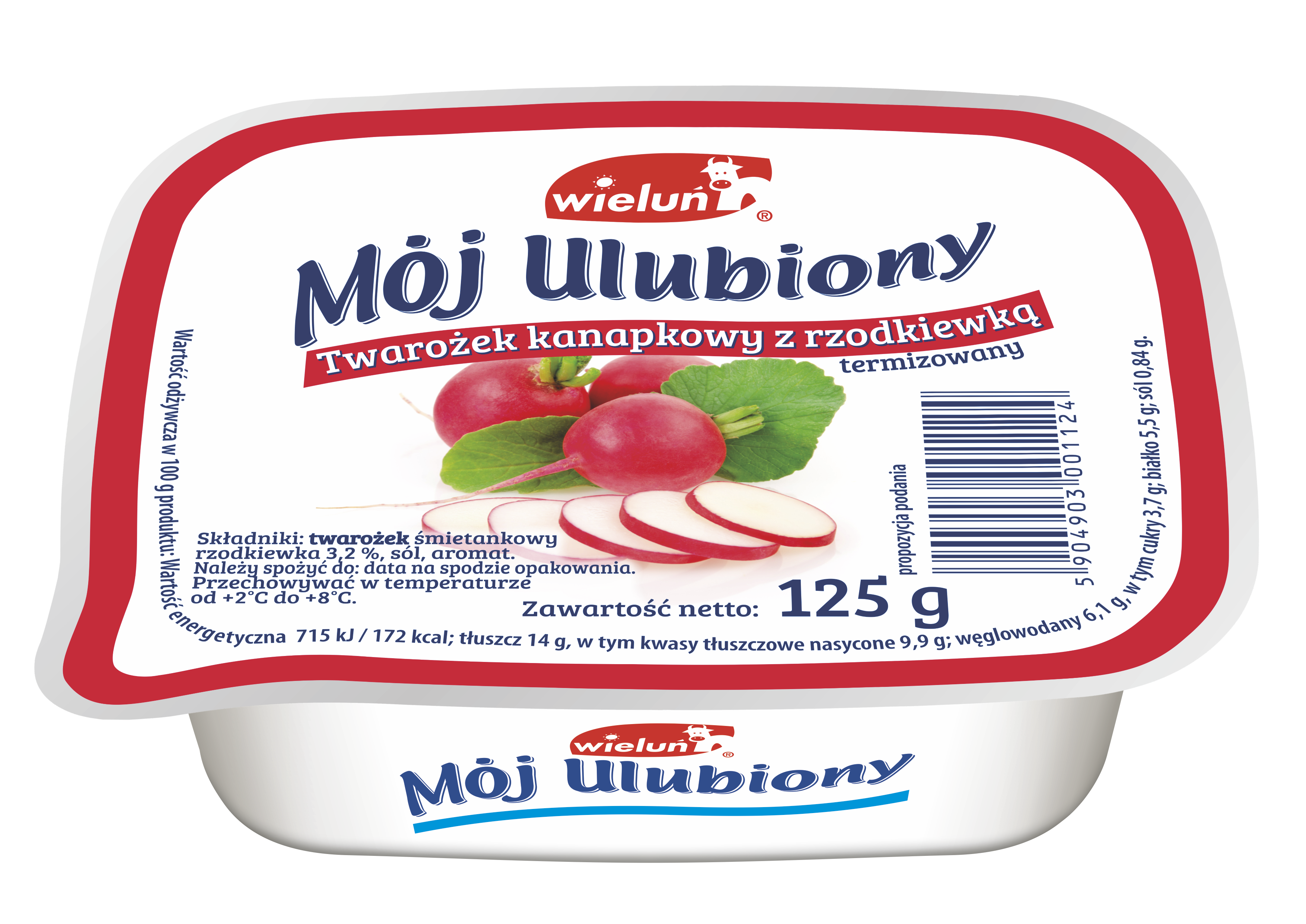 Twarożek Kanapkowy Mój Ulubiony Z Rzodkiewką 125 G