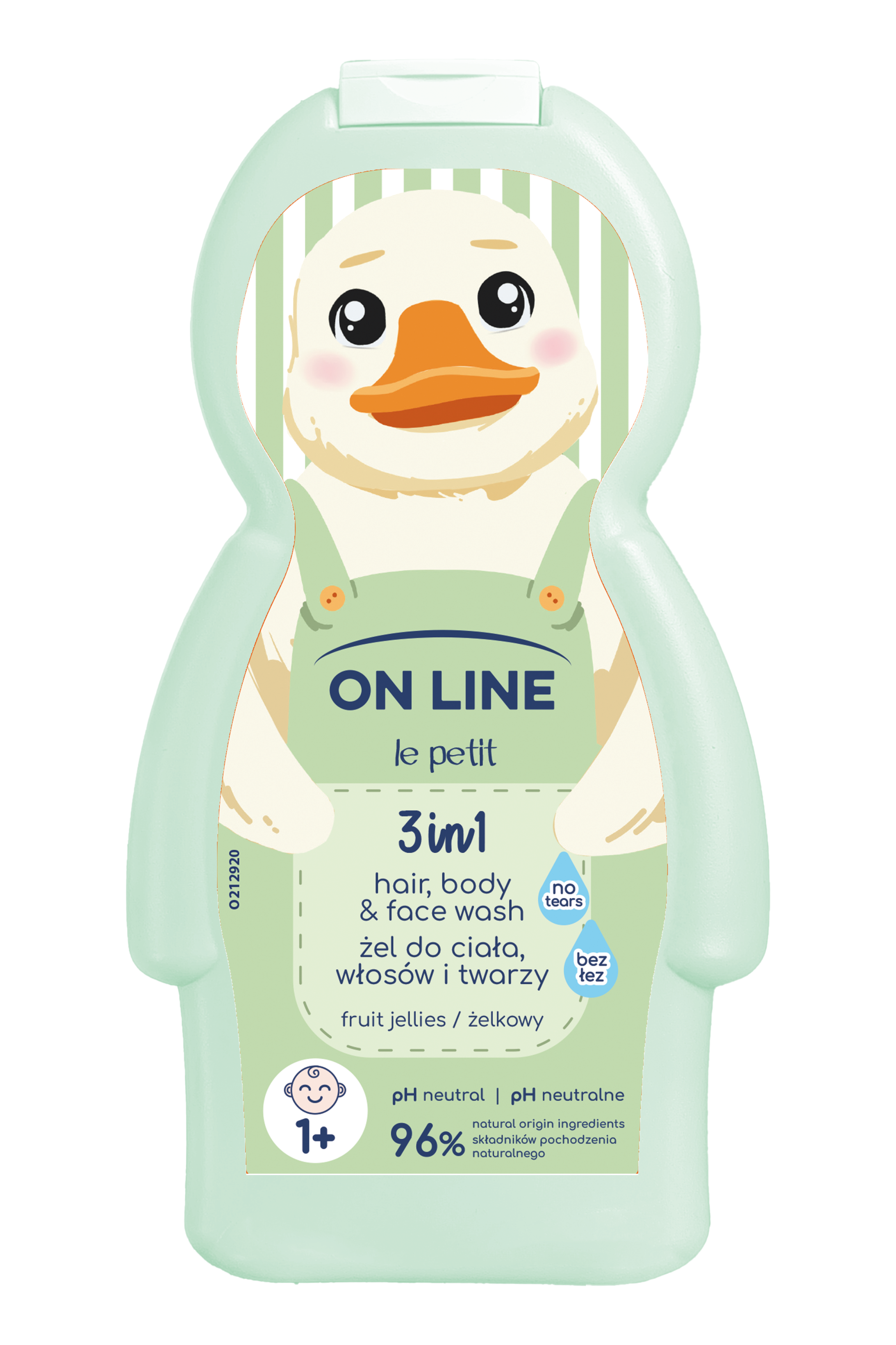 On Line Le Petit Nawilżający Żel 3W1 O Zapachu Owocowych Żelków 350Ml