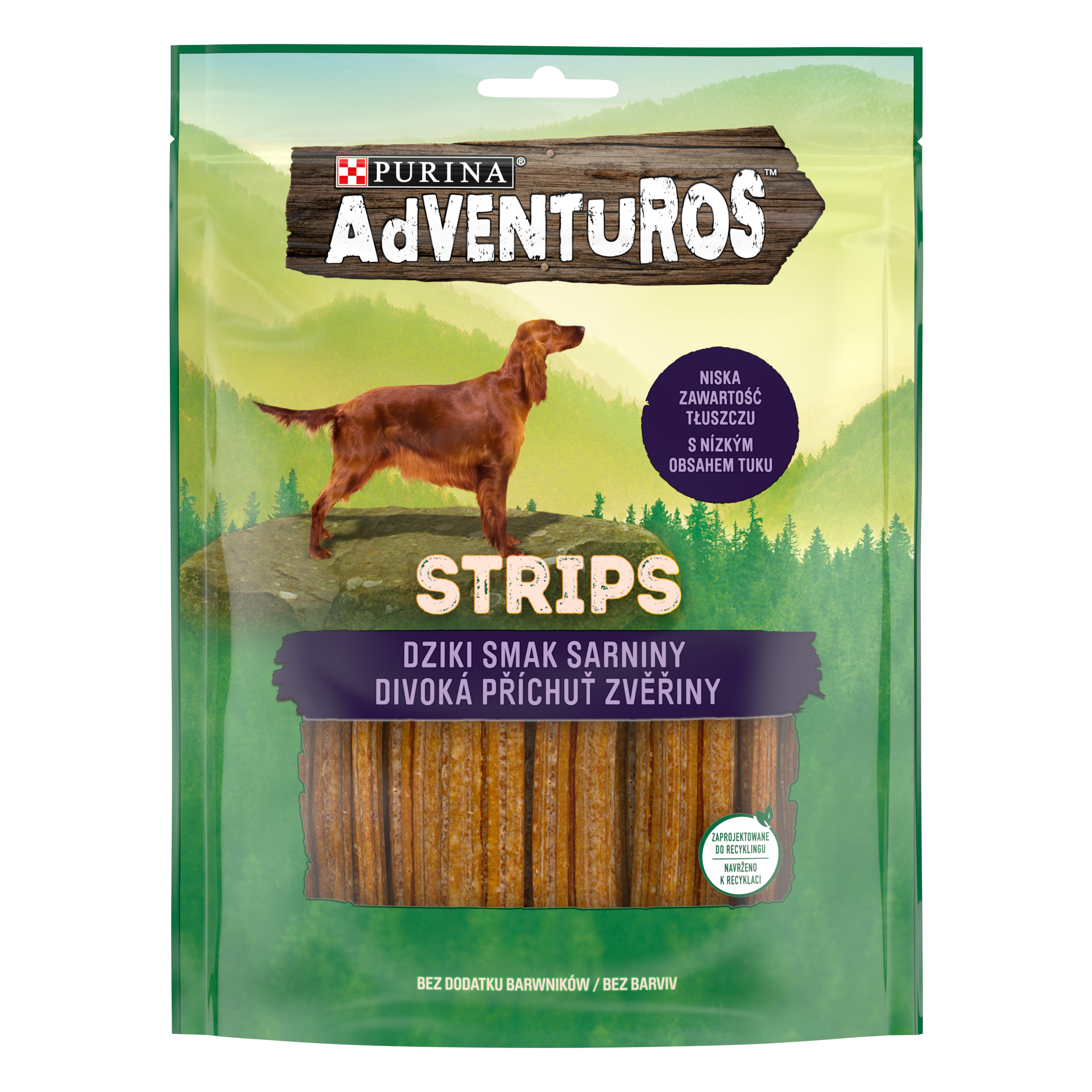 Adventuros Strips Dziki Smak Sarniny 90G