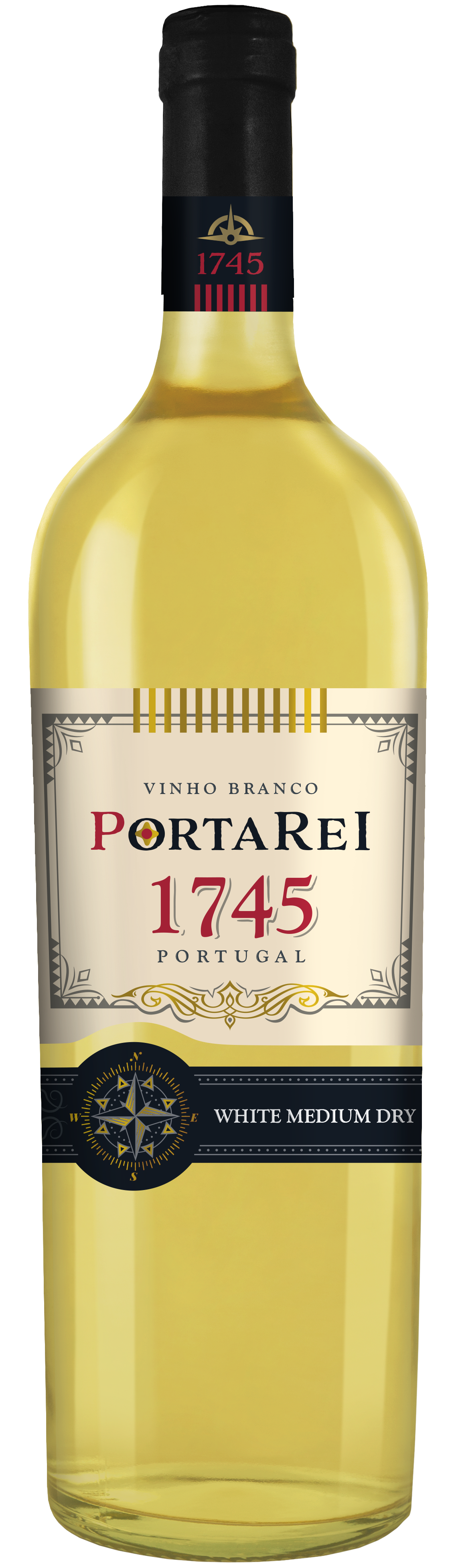 Wino Porta Rei 1745 Białe Półwytrawne 11,5 % 750 Ml