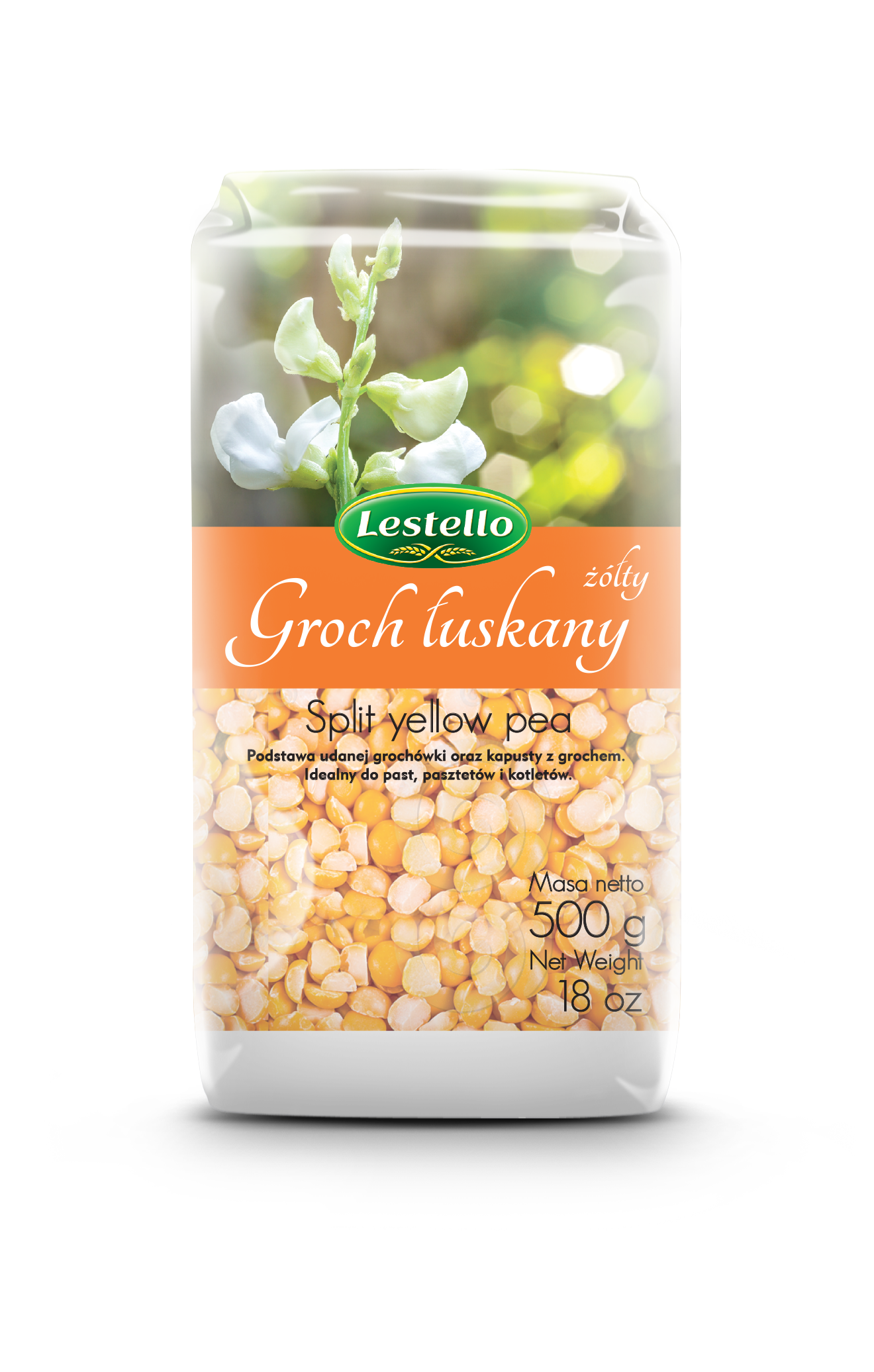 Lestello Groch Łuskany Żółty 500 G