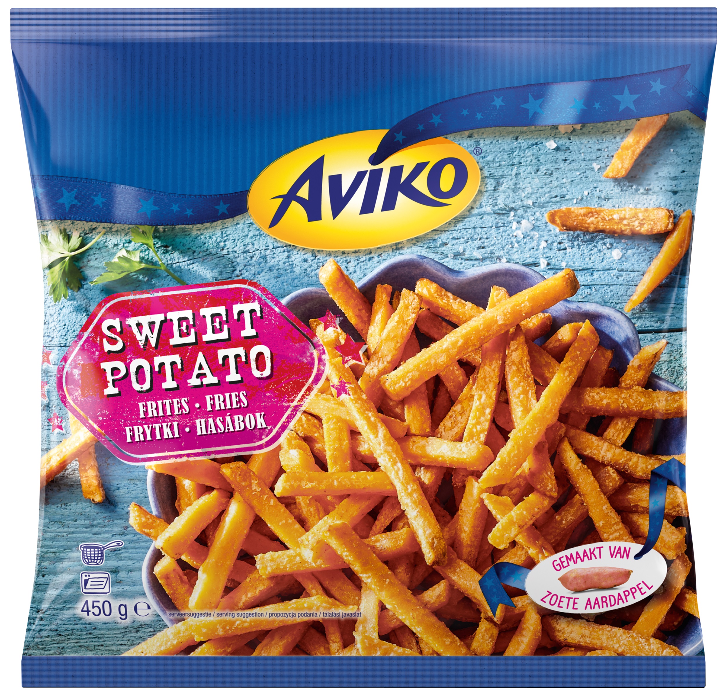 Aviko Frytki Z Batatów 450G