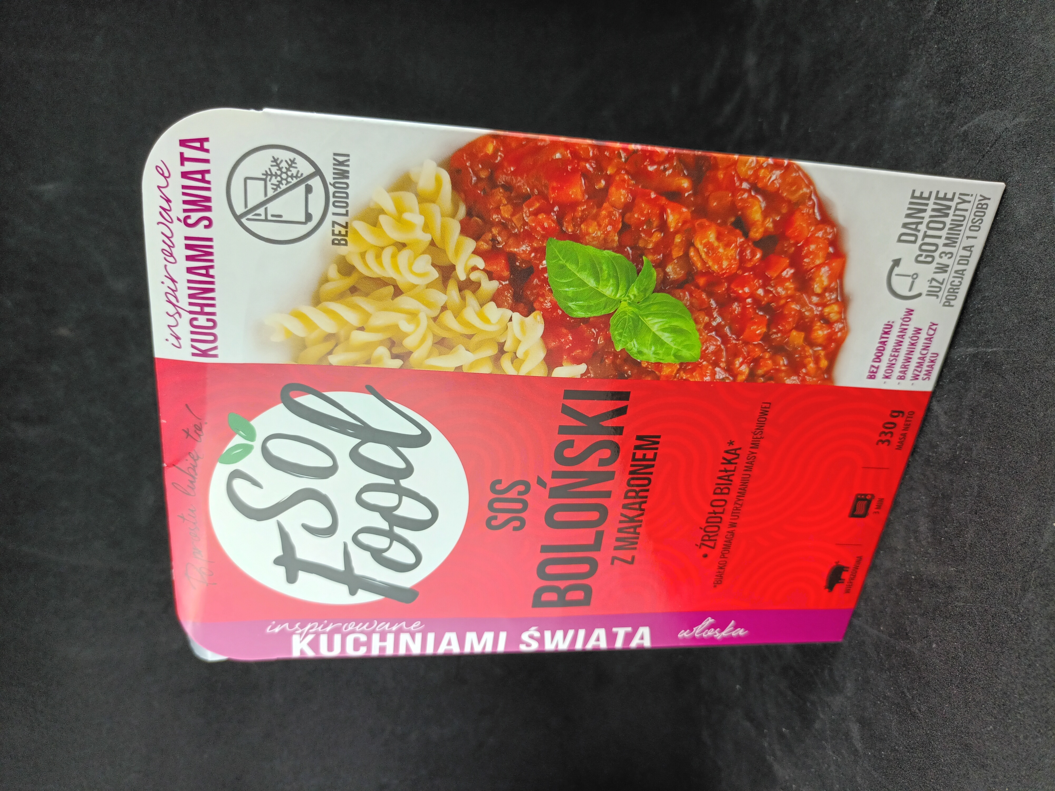 Sofood Sos Boloński Z Makaronem 330G