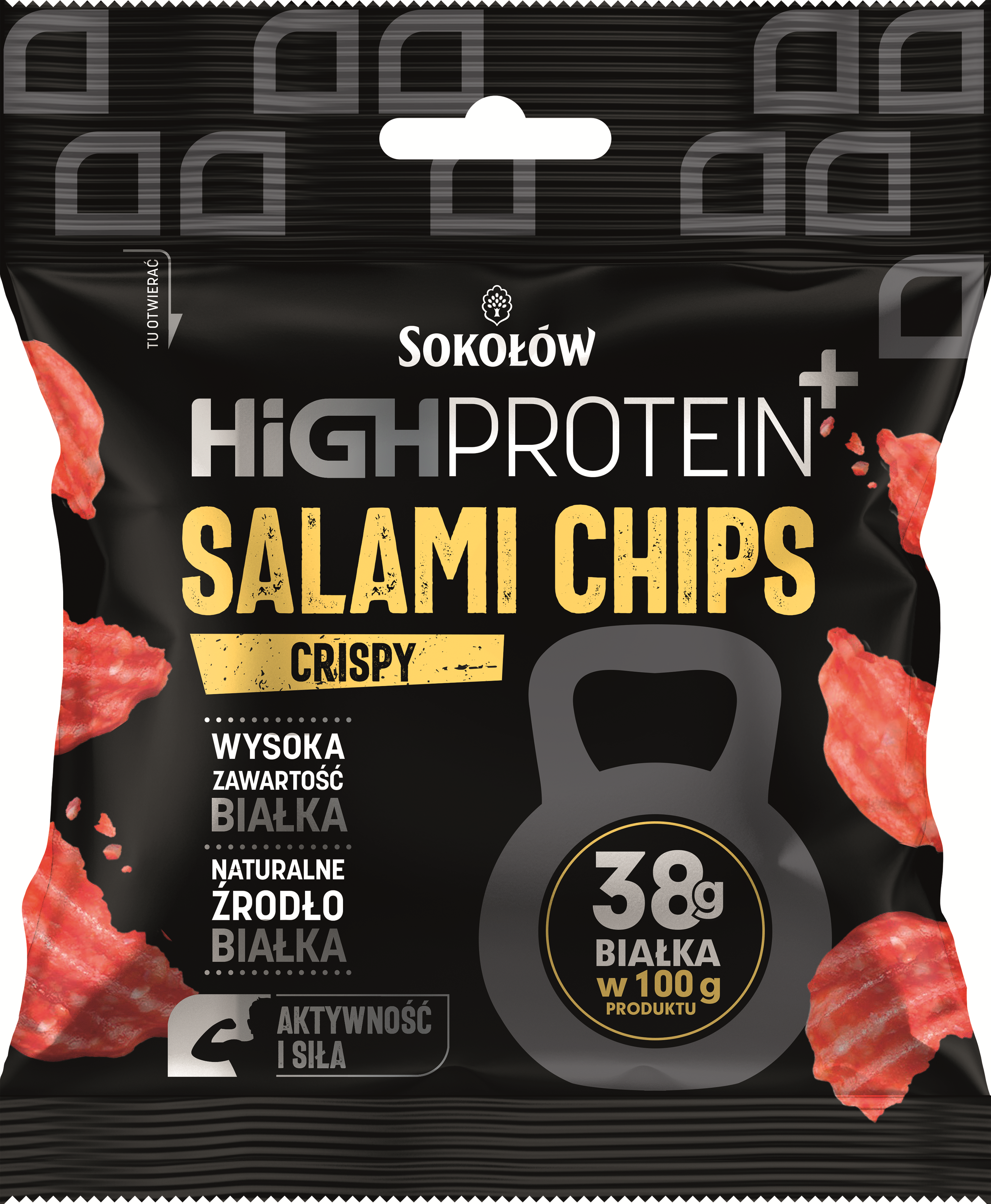 Salami Chips Crispy 25G High Protein+