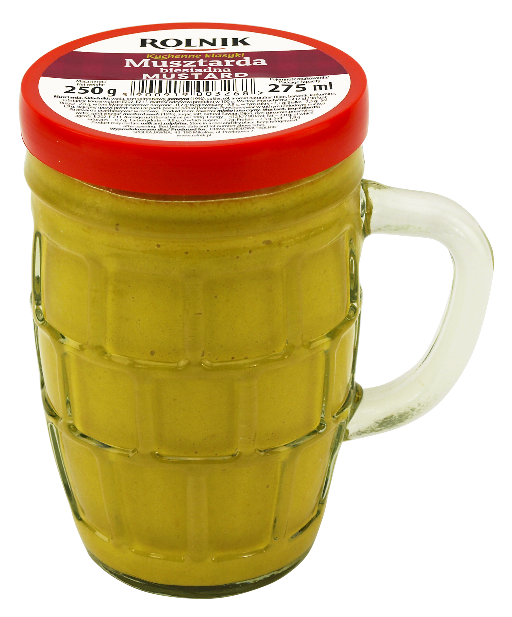 Musztarda Biesiadna 250 G Rolnik