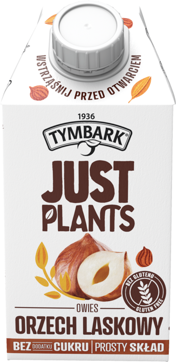 Tymbark Just Plants Orzech Laskowy 500Ml