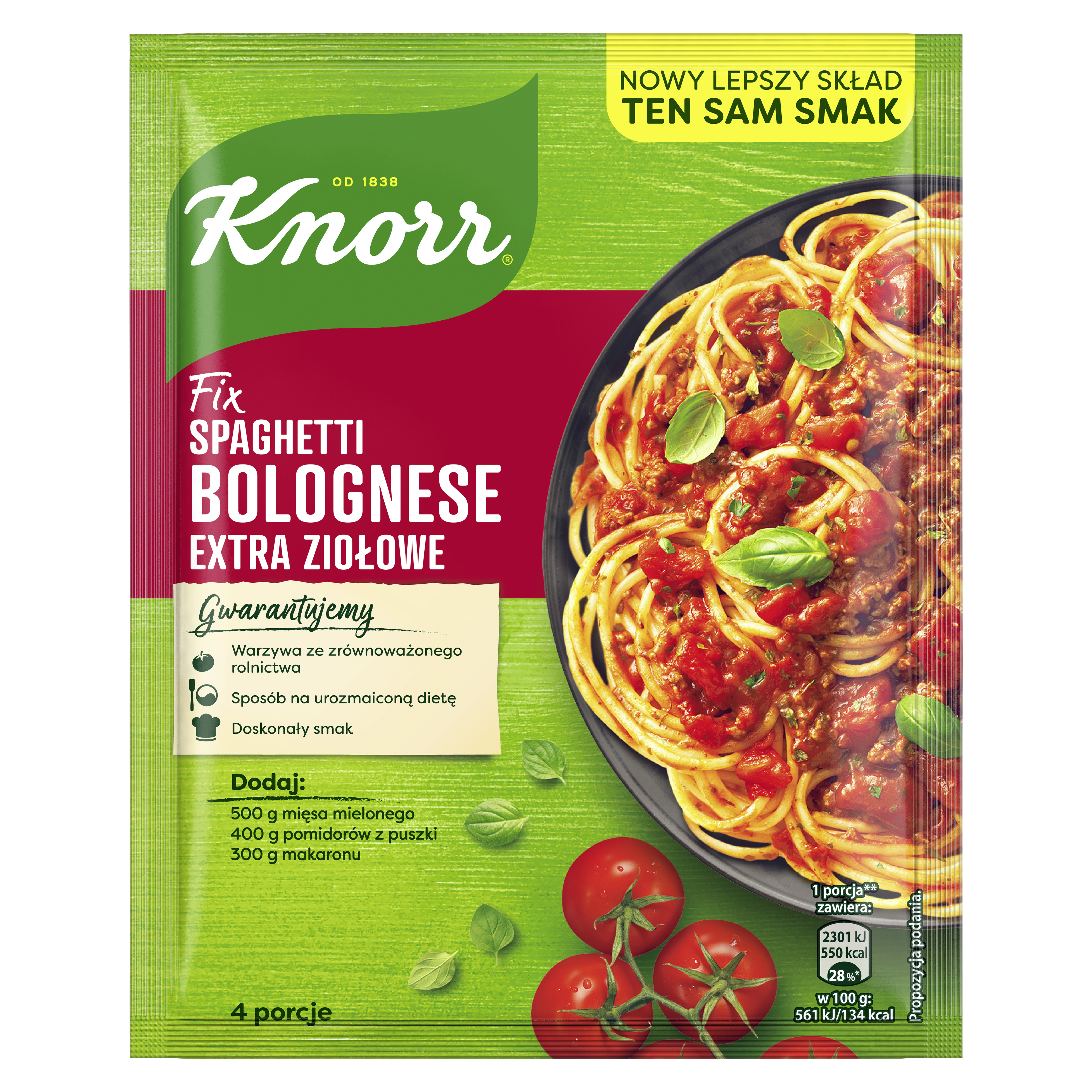 Knorr Fix Bolognese Ziołowe 42G