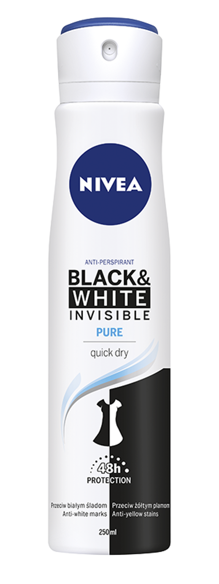 Nivea Antyperspirant Invisible Pure Spray 250 Ml