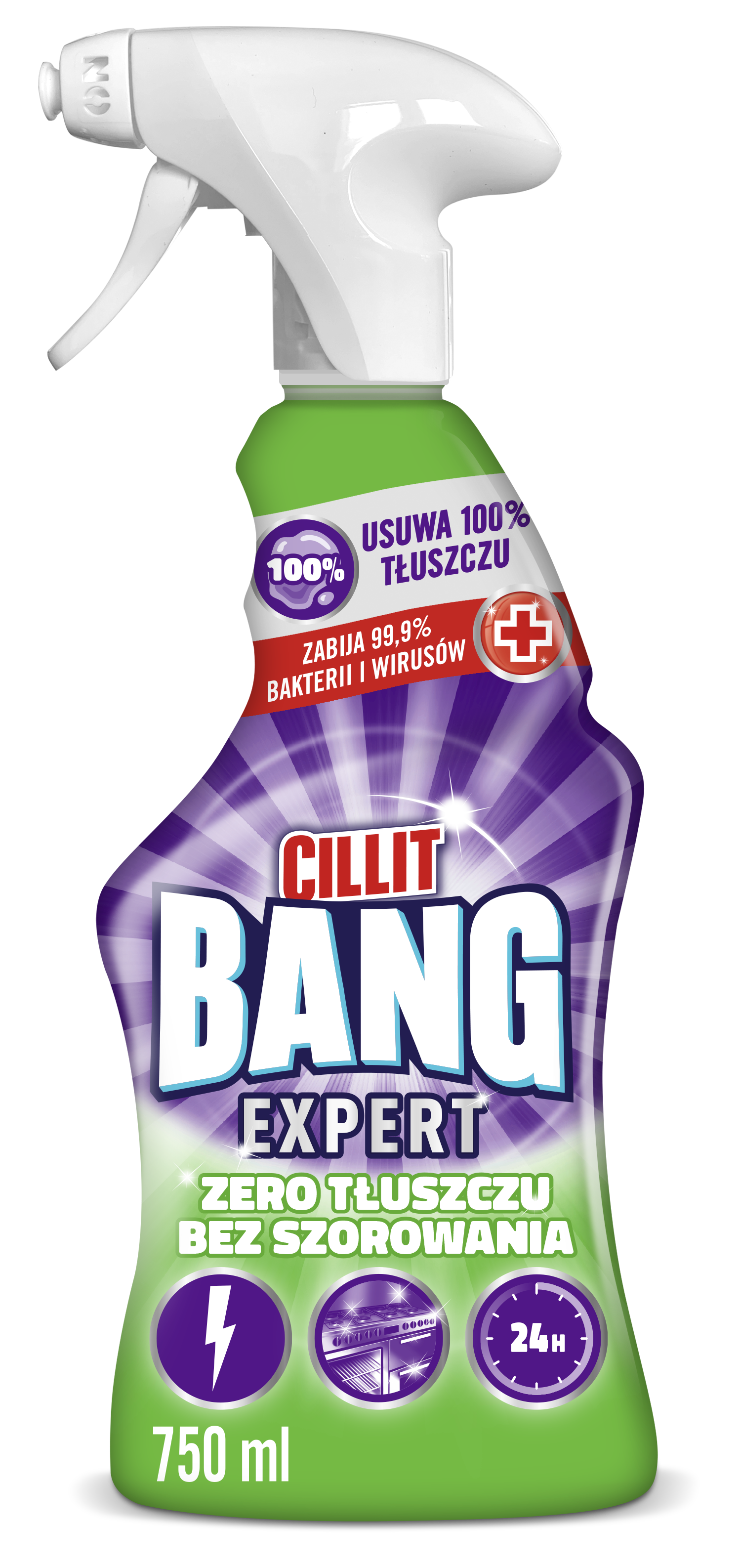 Cillit Bang Spray Do Czyszczenia Kuchni Tłuszcz 750 Ml