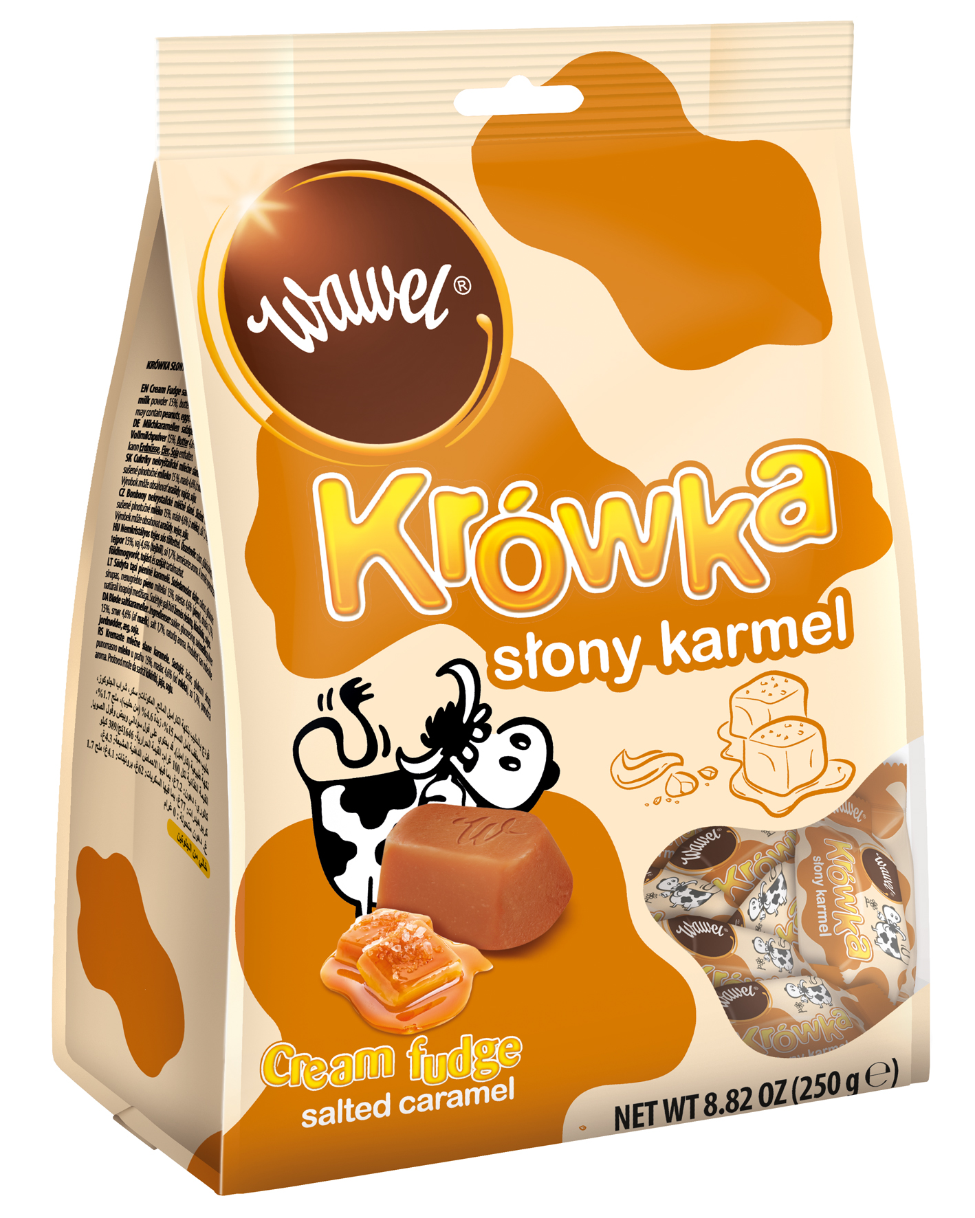 Wawel Krówka Słony - Karmel 250G