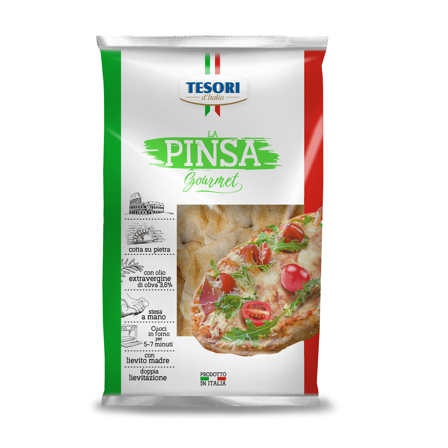 Pinsa Gourmet Tesori D'Italia 230 G