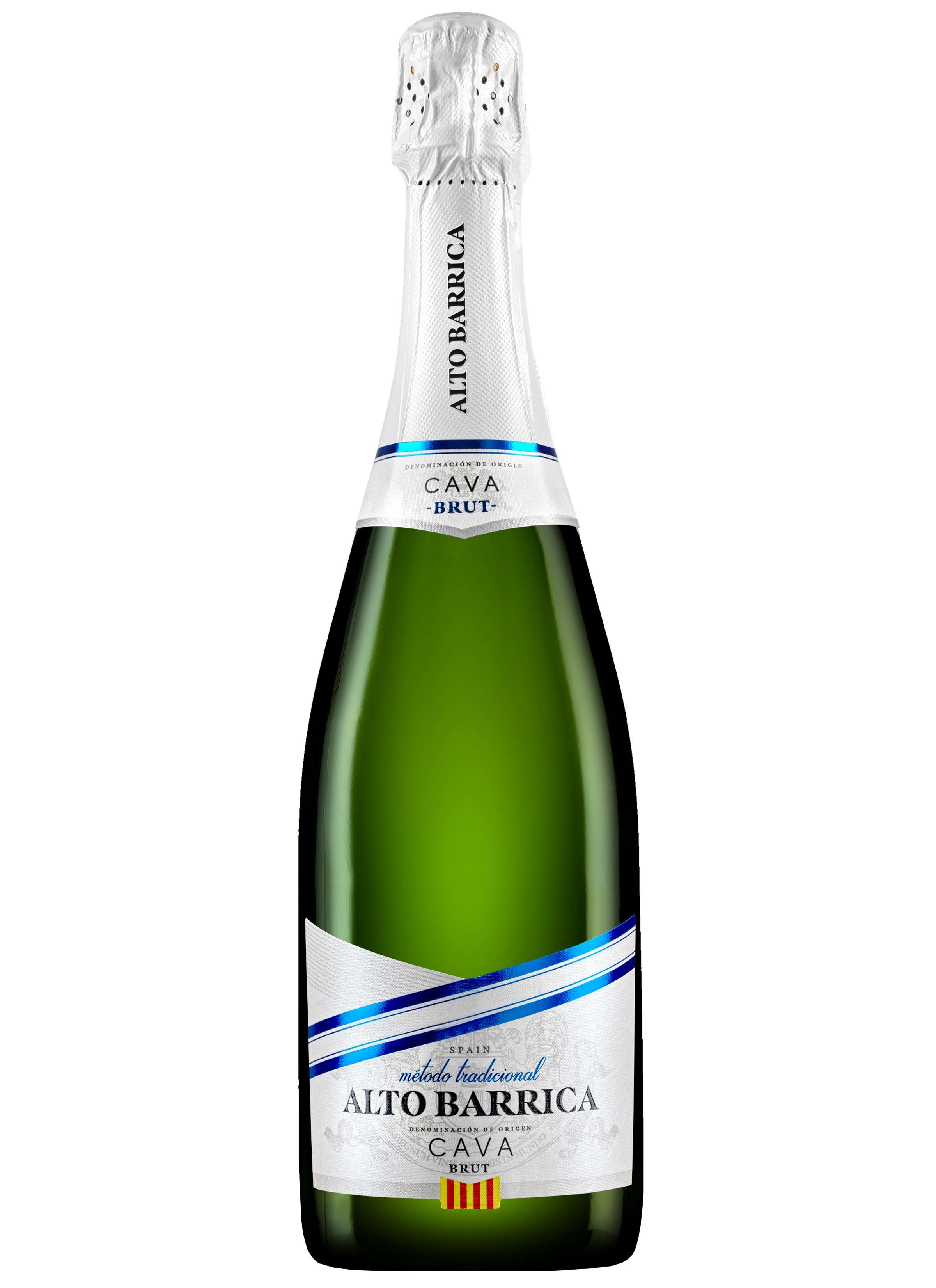 Wino Gronowe Białe Wytrawne Musujące Alto Barrica Cava Brut 0,75L