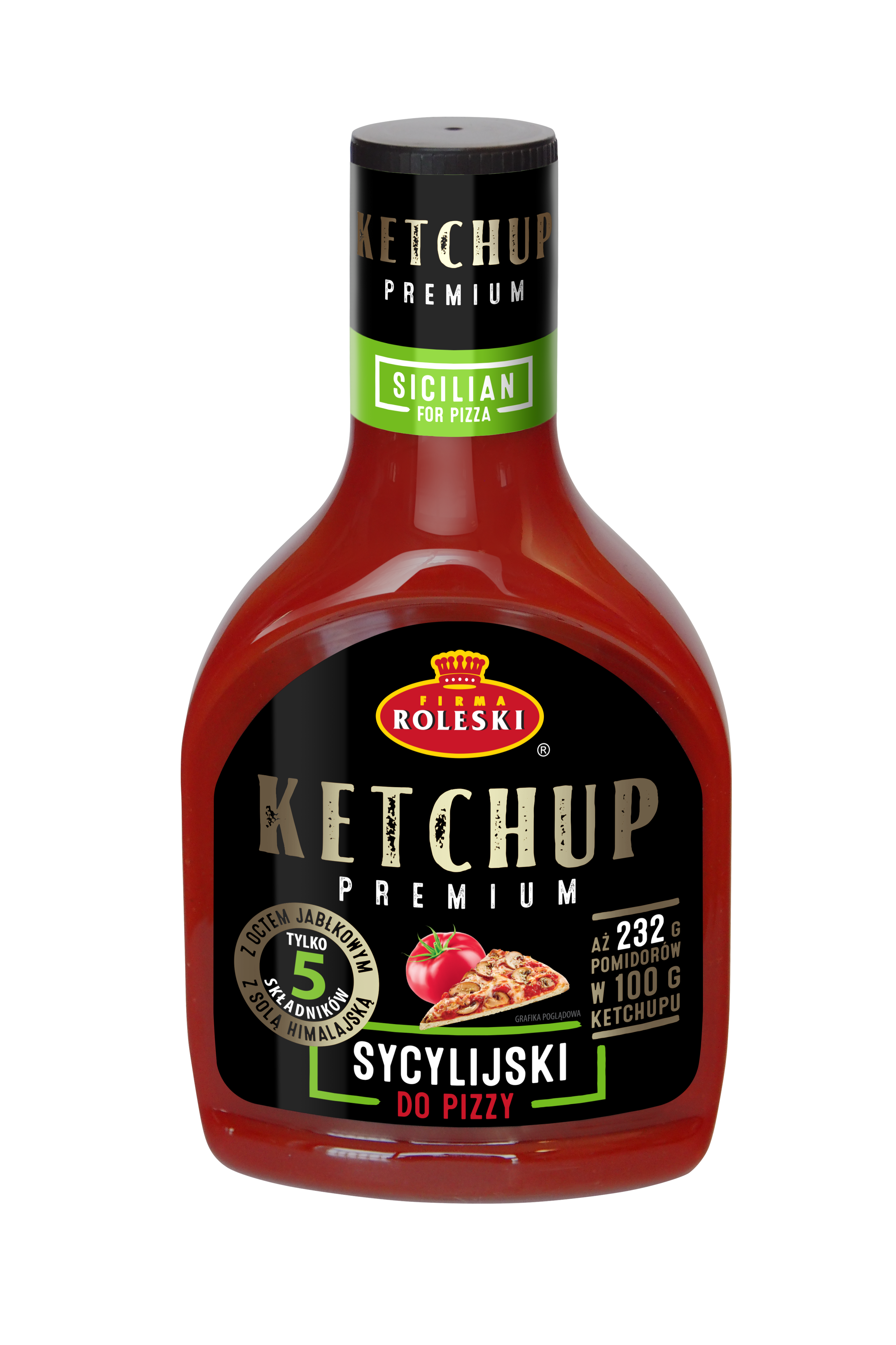 Roleski Ketchup Sycylijski Do Pizzy Premium 465G