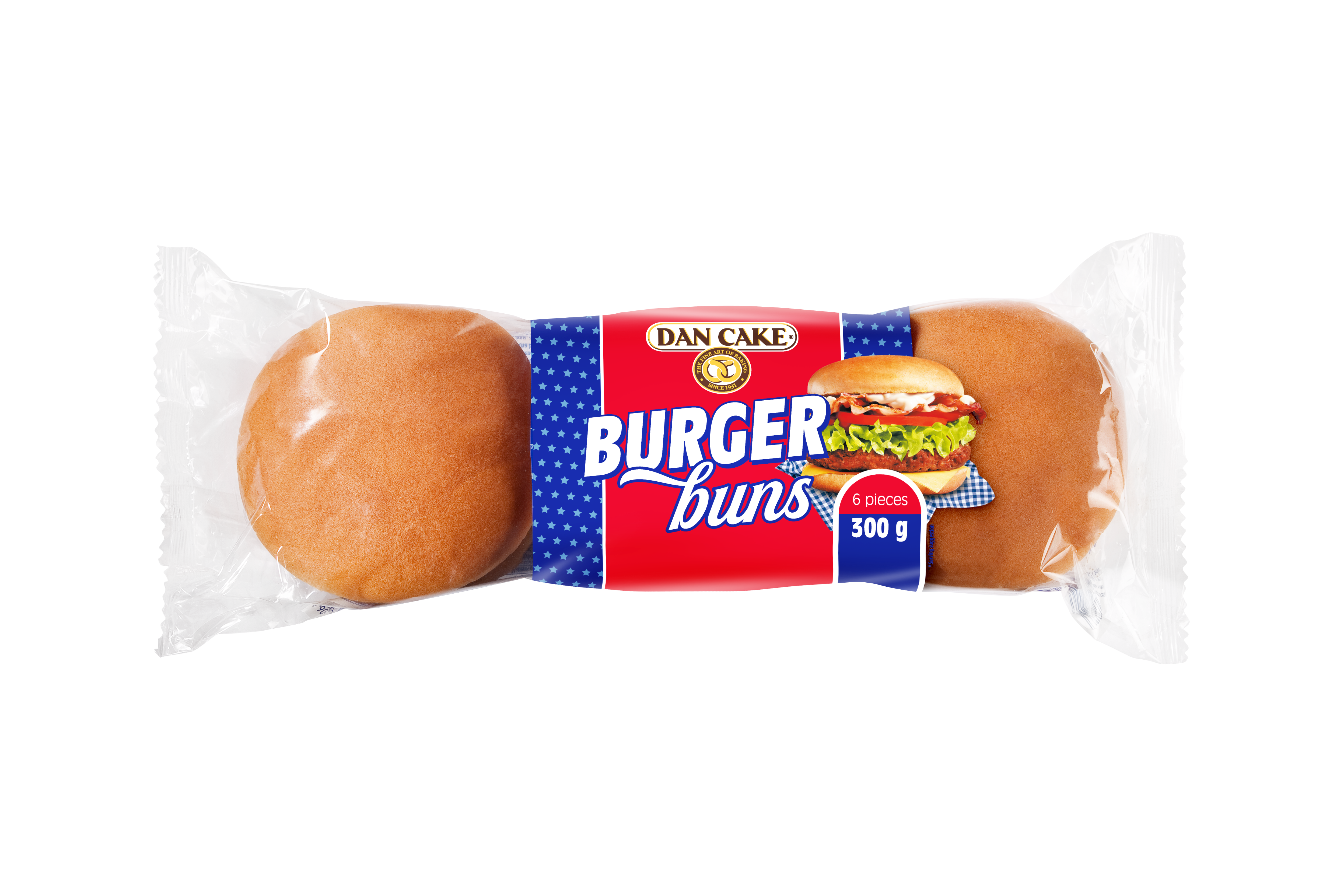 Dan Cake Hamburger Bez Sezamu 300G (X6Szt)