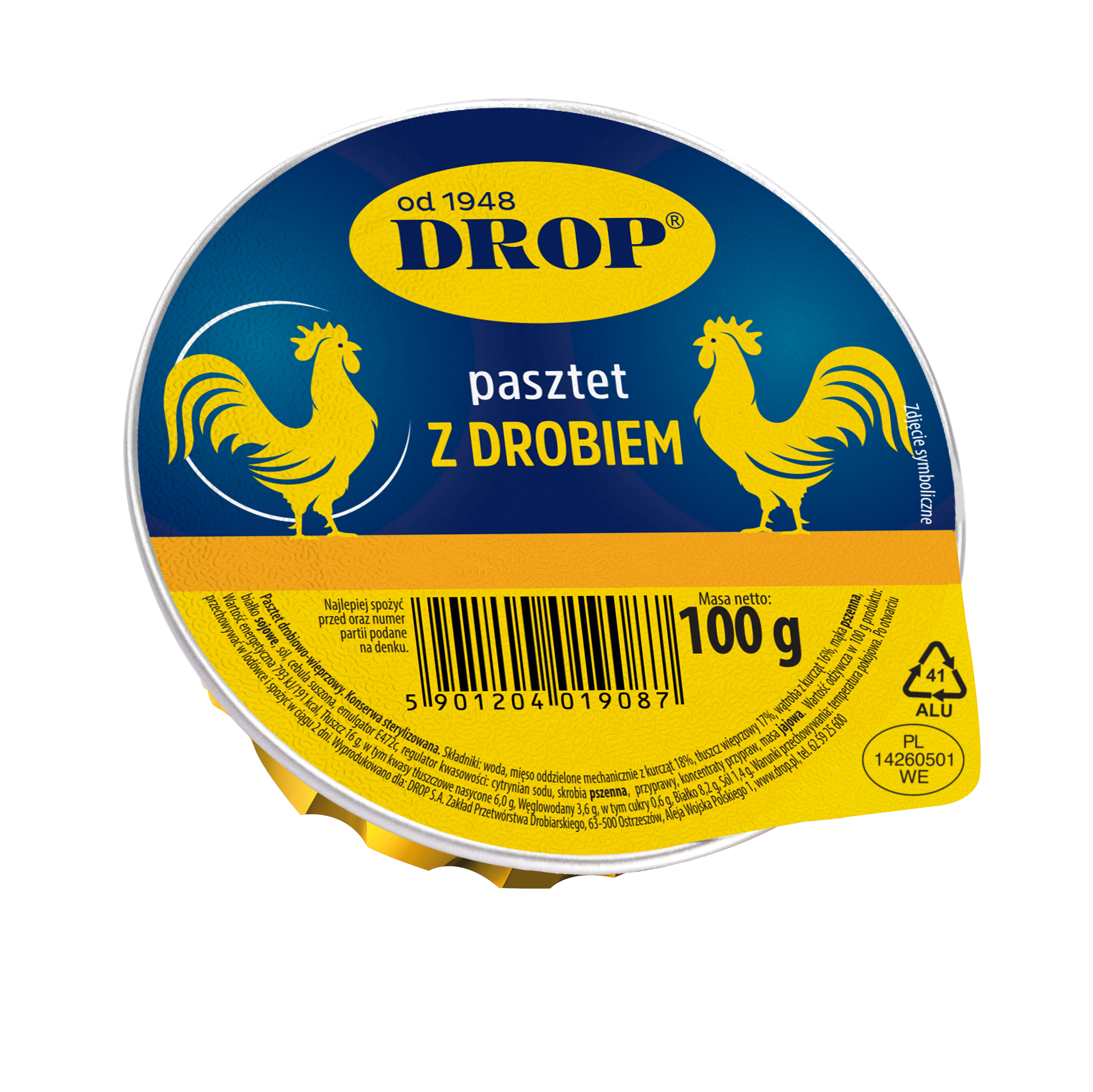 Drop Pasztet Z Drobiem 100G