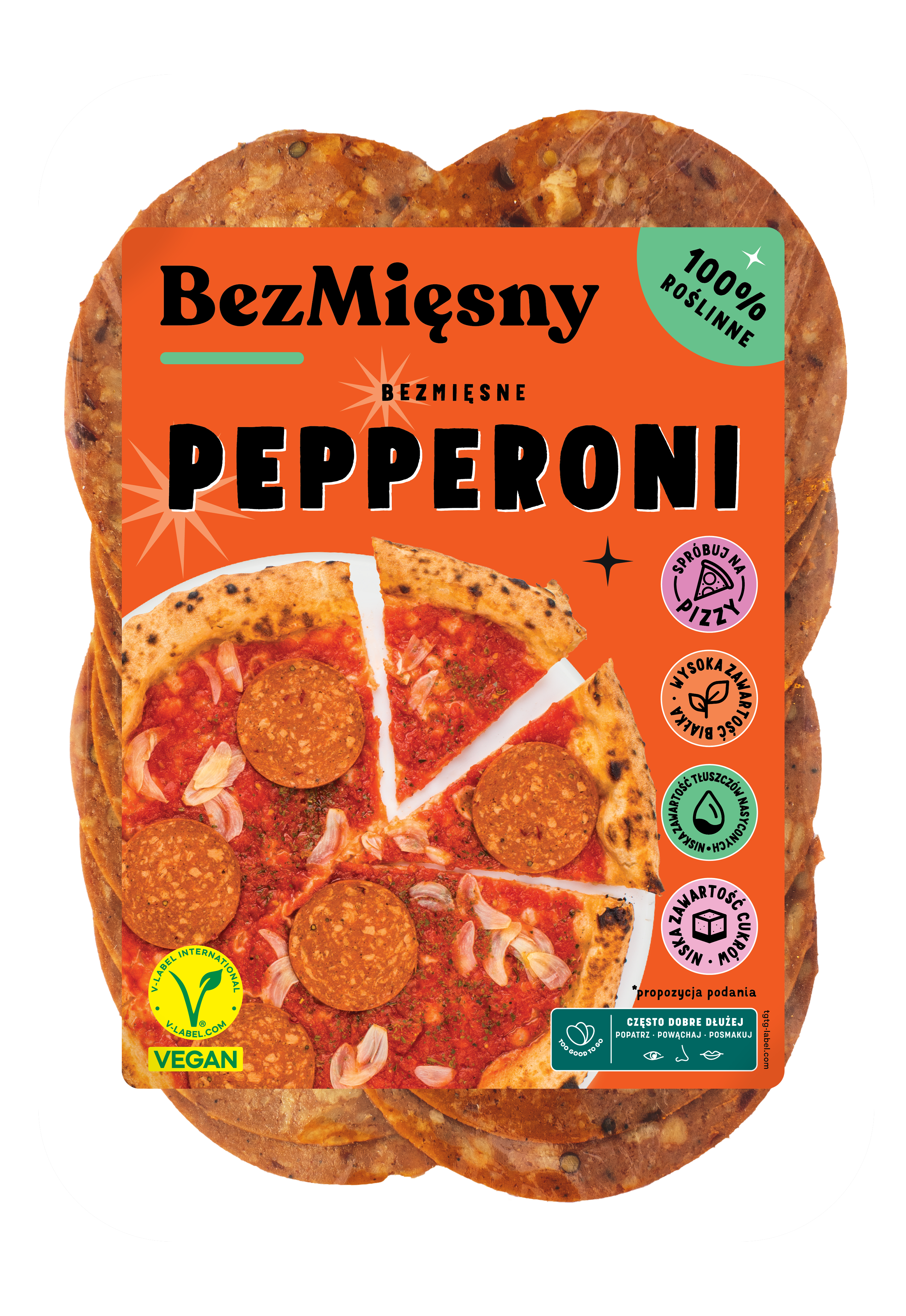 Bezmięsne Pepperoni 100 G Bezmięsny