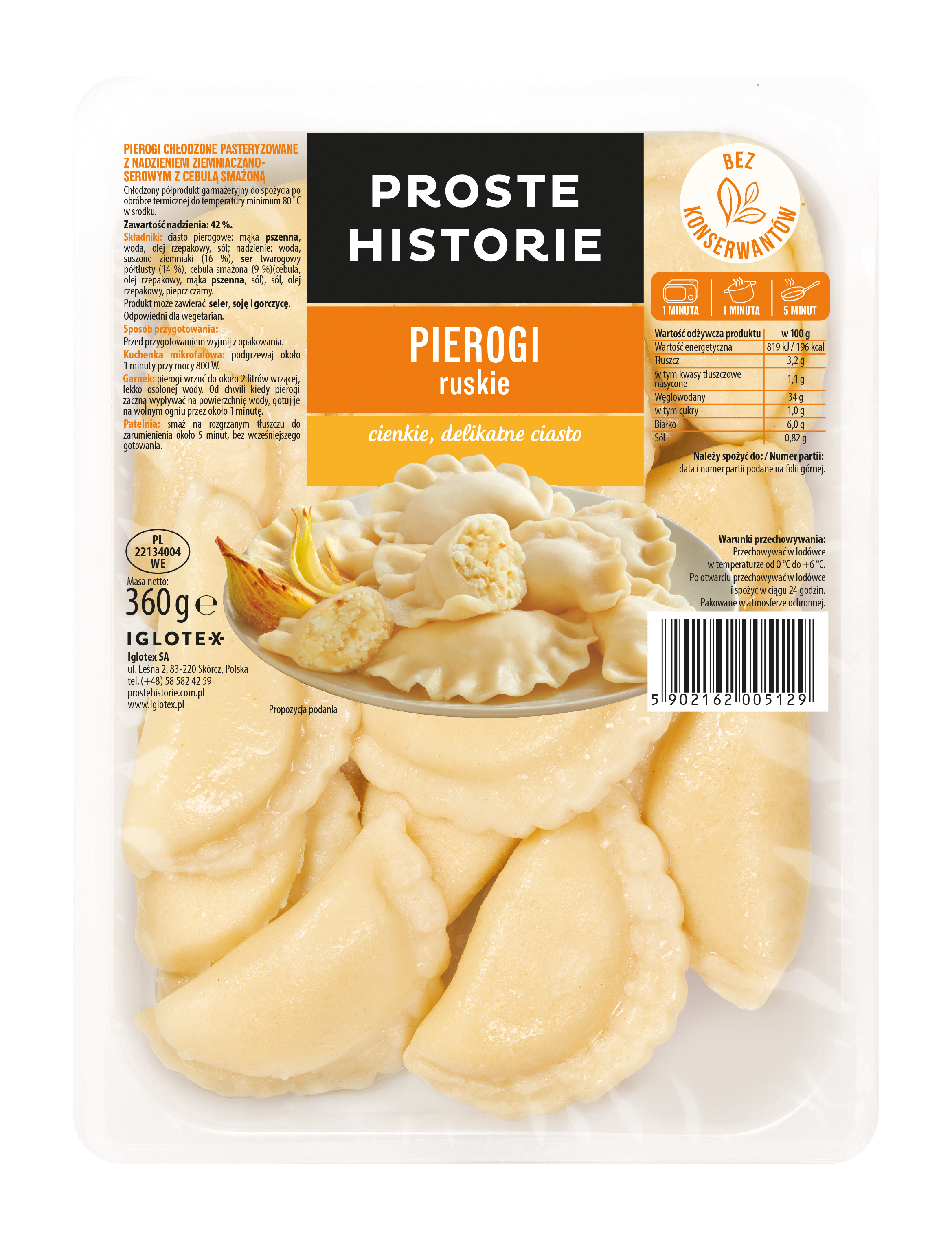 Proste Historie - Fresh Pierogi Ruskie 360G
