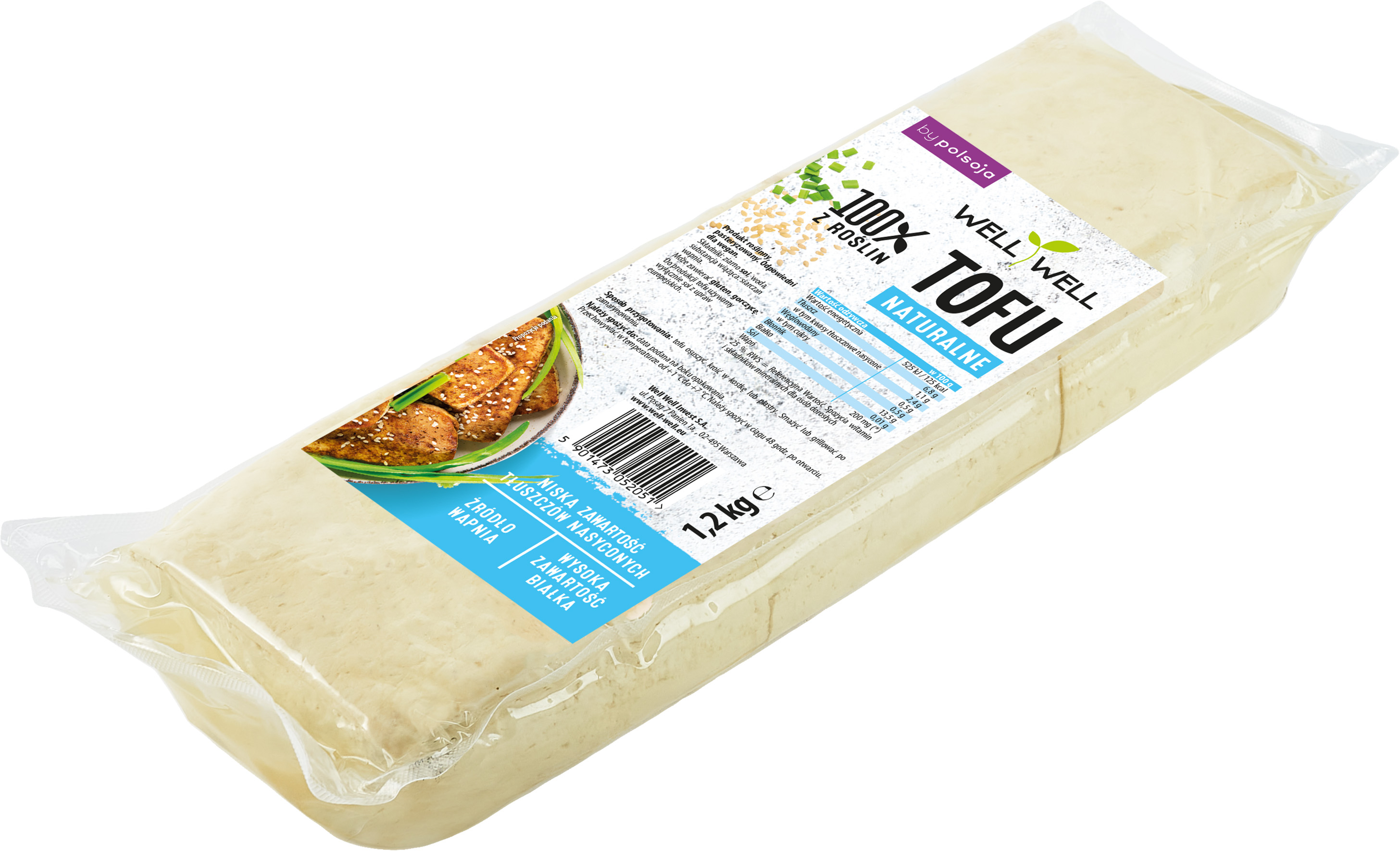 Well Well Tofu Naturalne 1,2 Kg