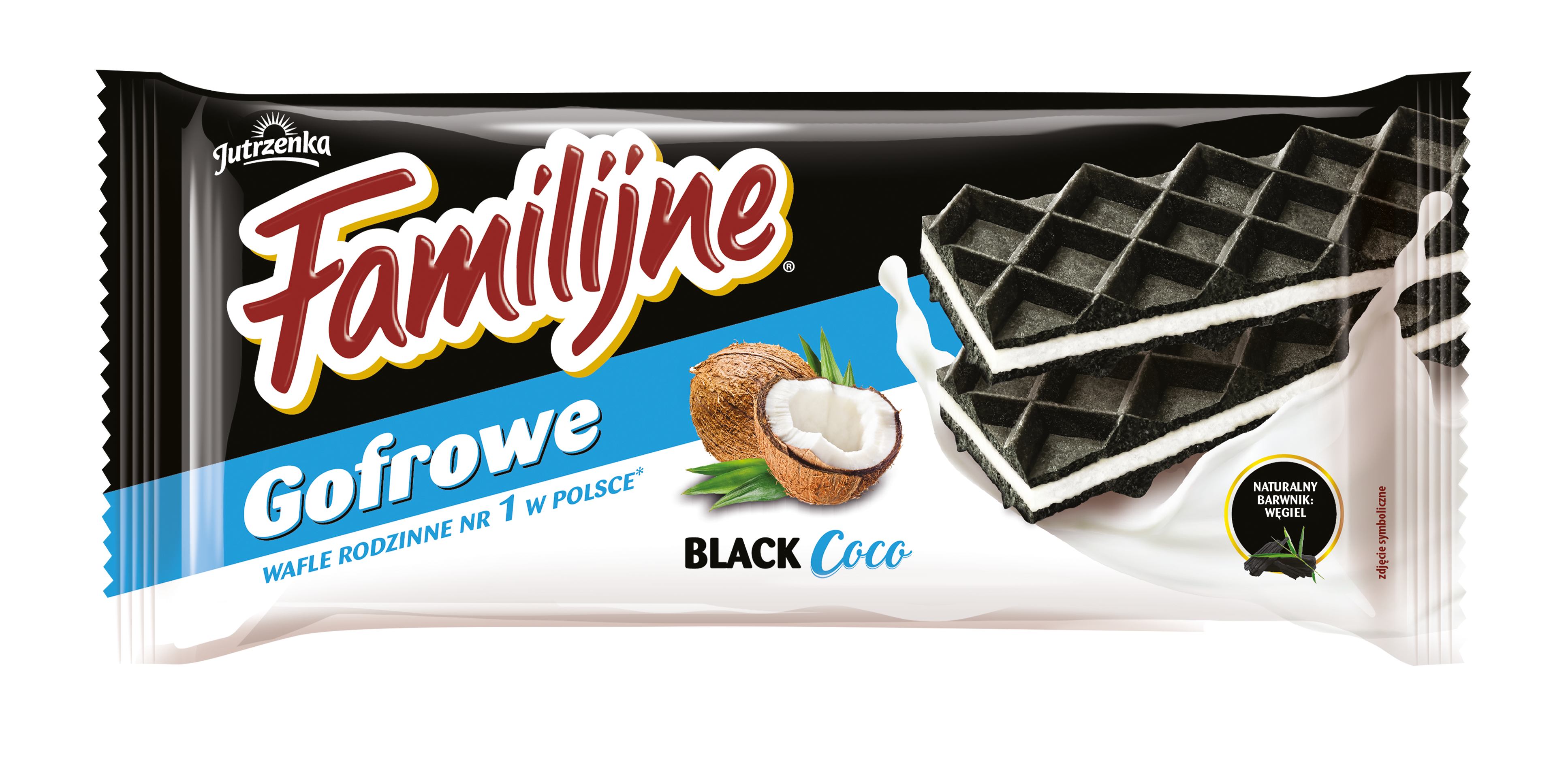 Wafle Familijne Gofrowe Black Coco 140G