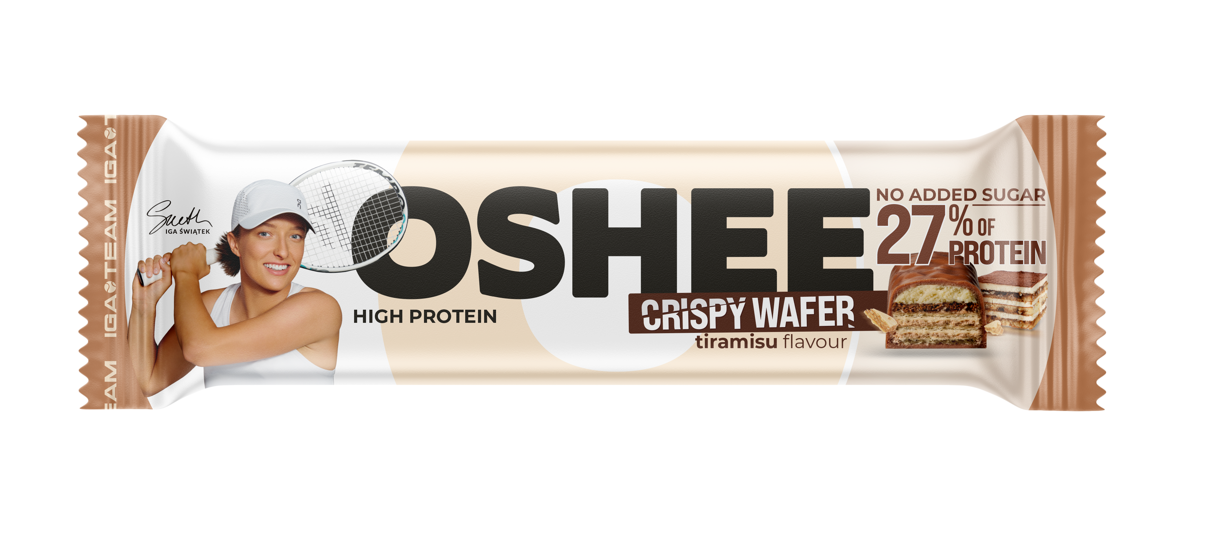 Oshee High Protein Crispy Wafel Tiramisu 37 G