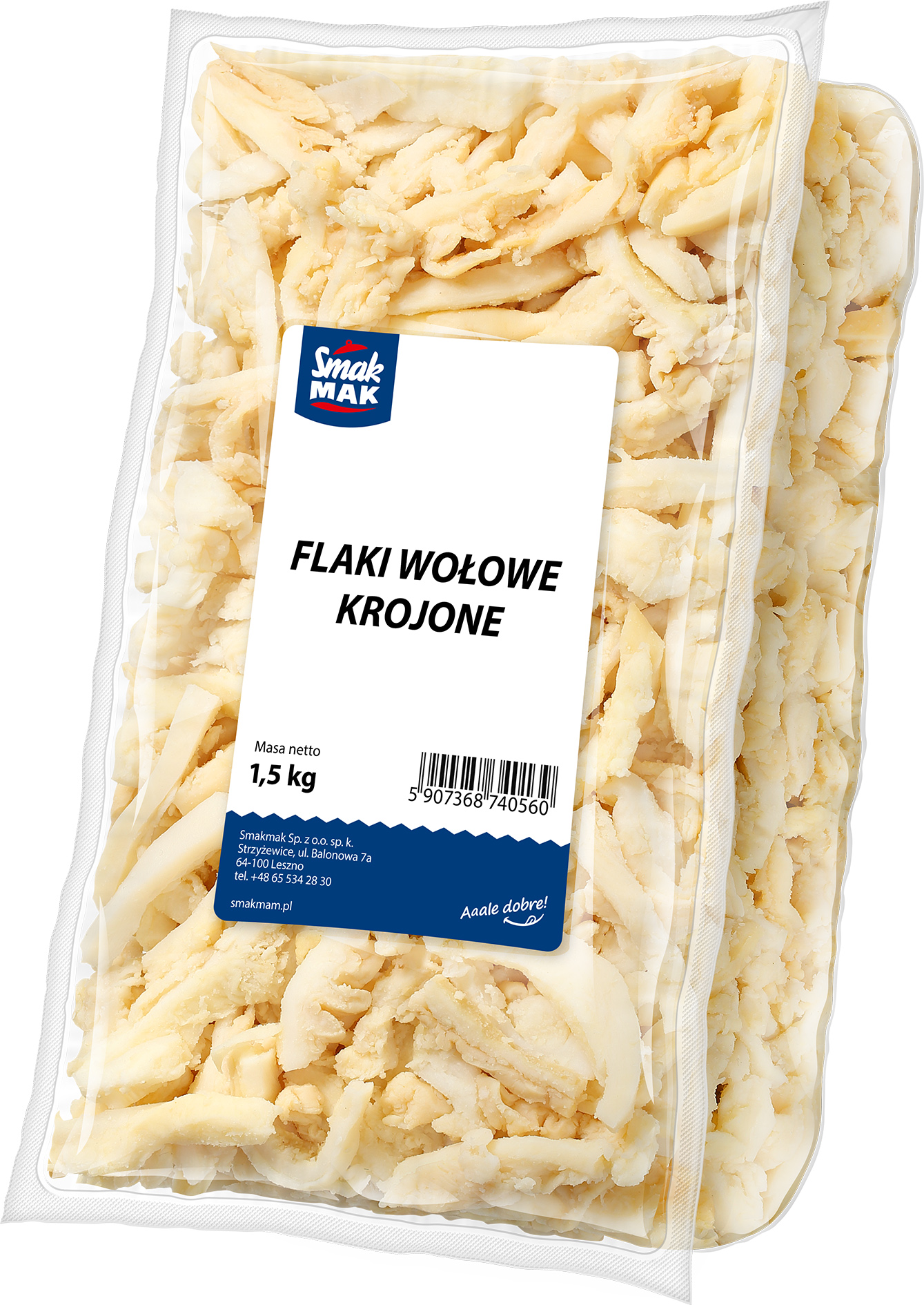 Flaki Wołowe Krojone 1,5 Kg Smakmak