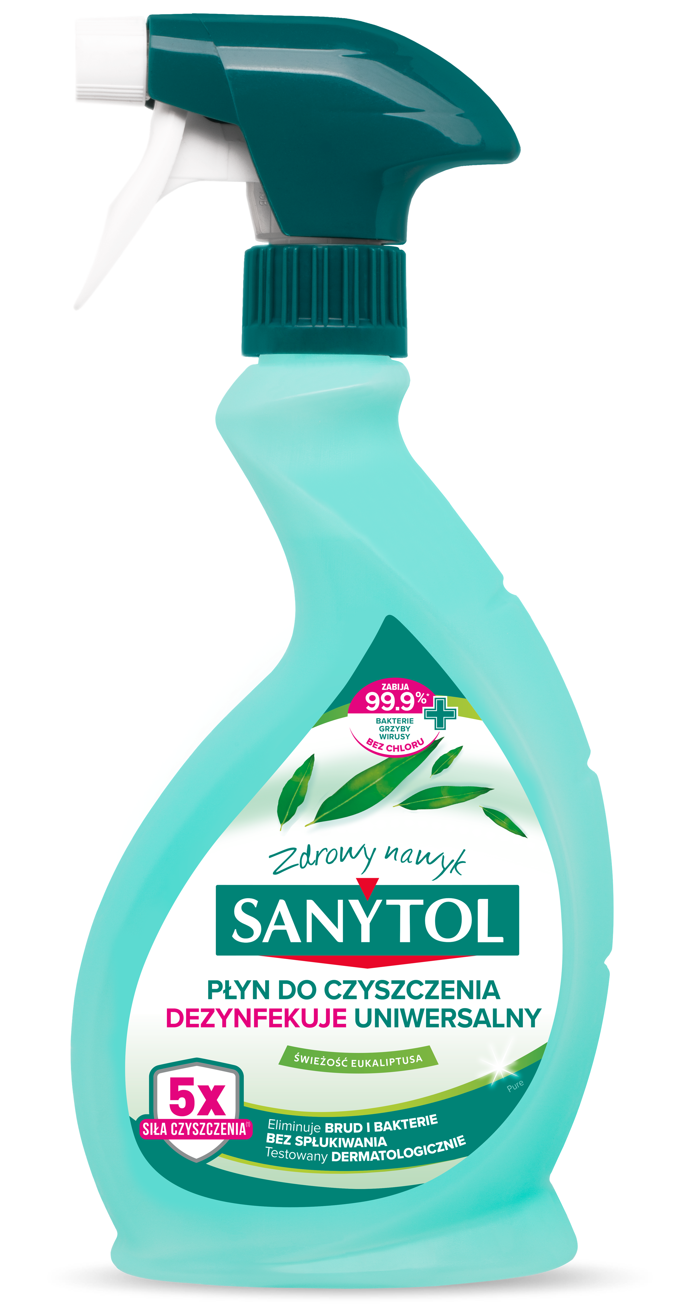 Sanytol Spray Uniwersalny Do Czyszczenia I Dezynfekcji O Zapachu Eukaliptusa 500 Ml