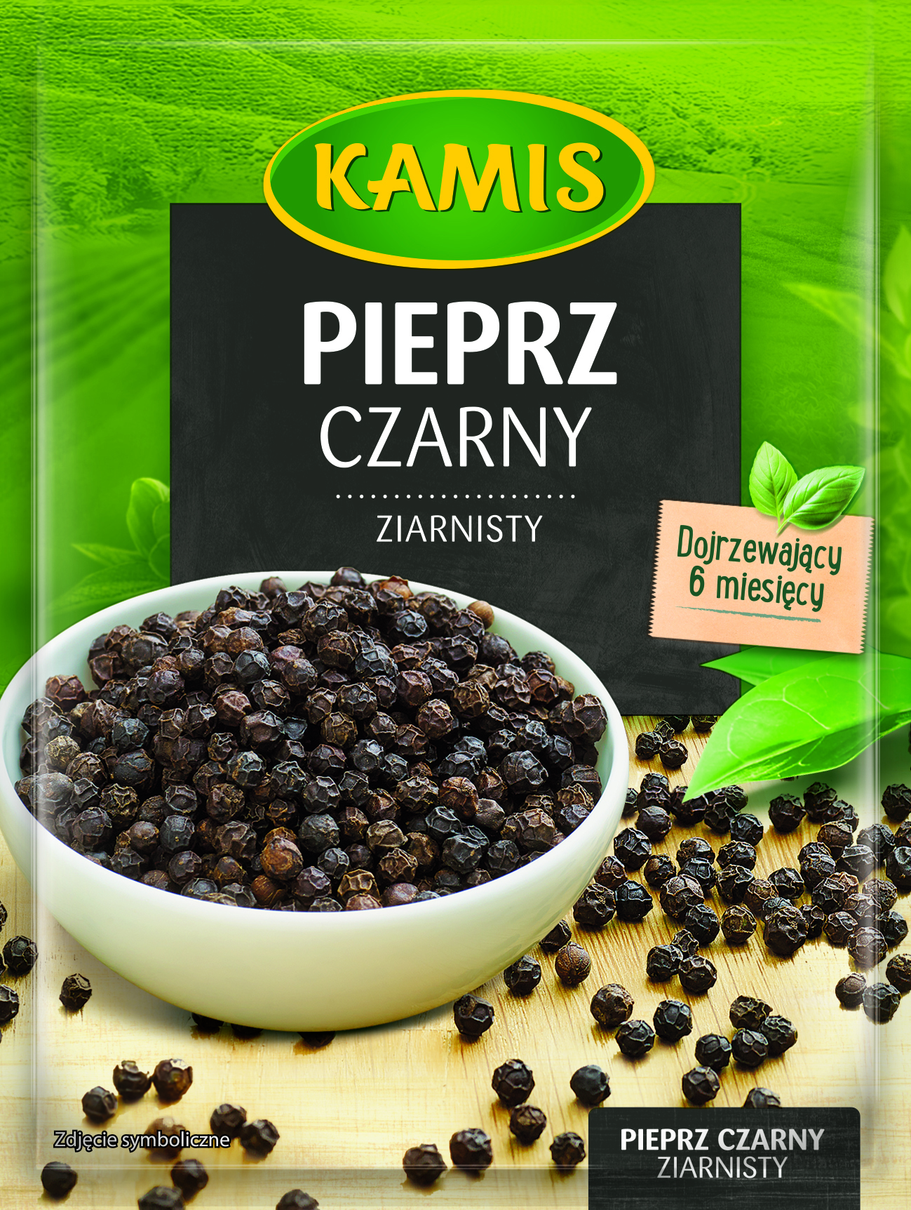 Kamis Pieprz Czarny Ziarnisty 16G