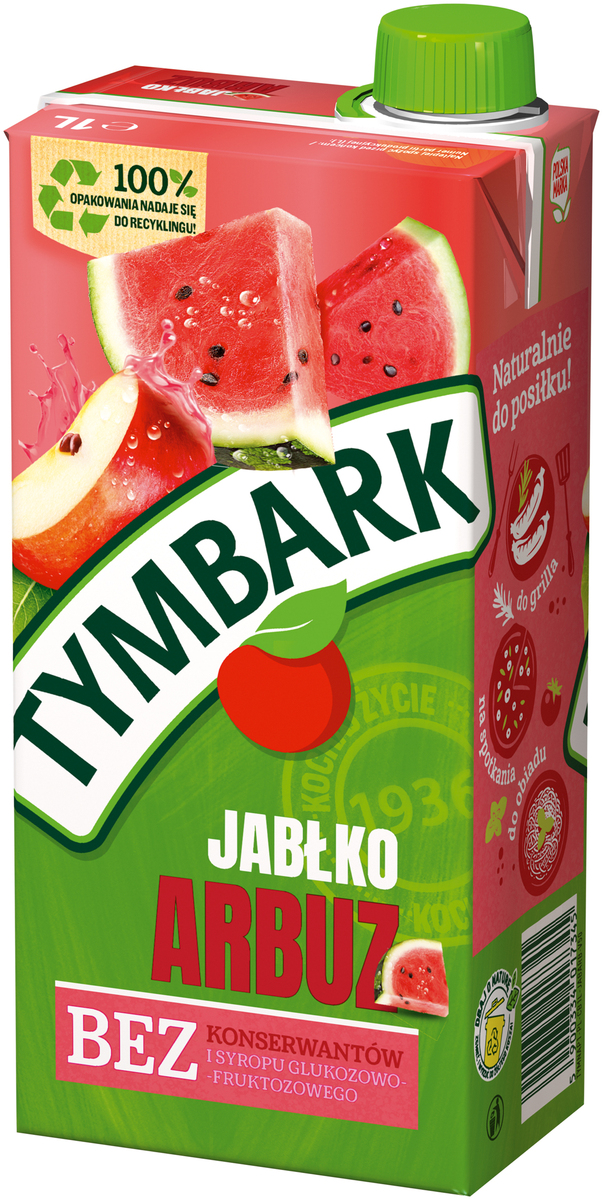 Tymbark Napój Jabłko Arbuz 1 L