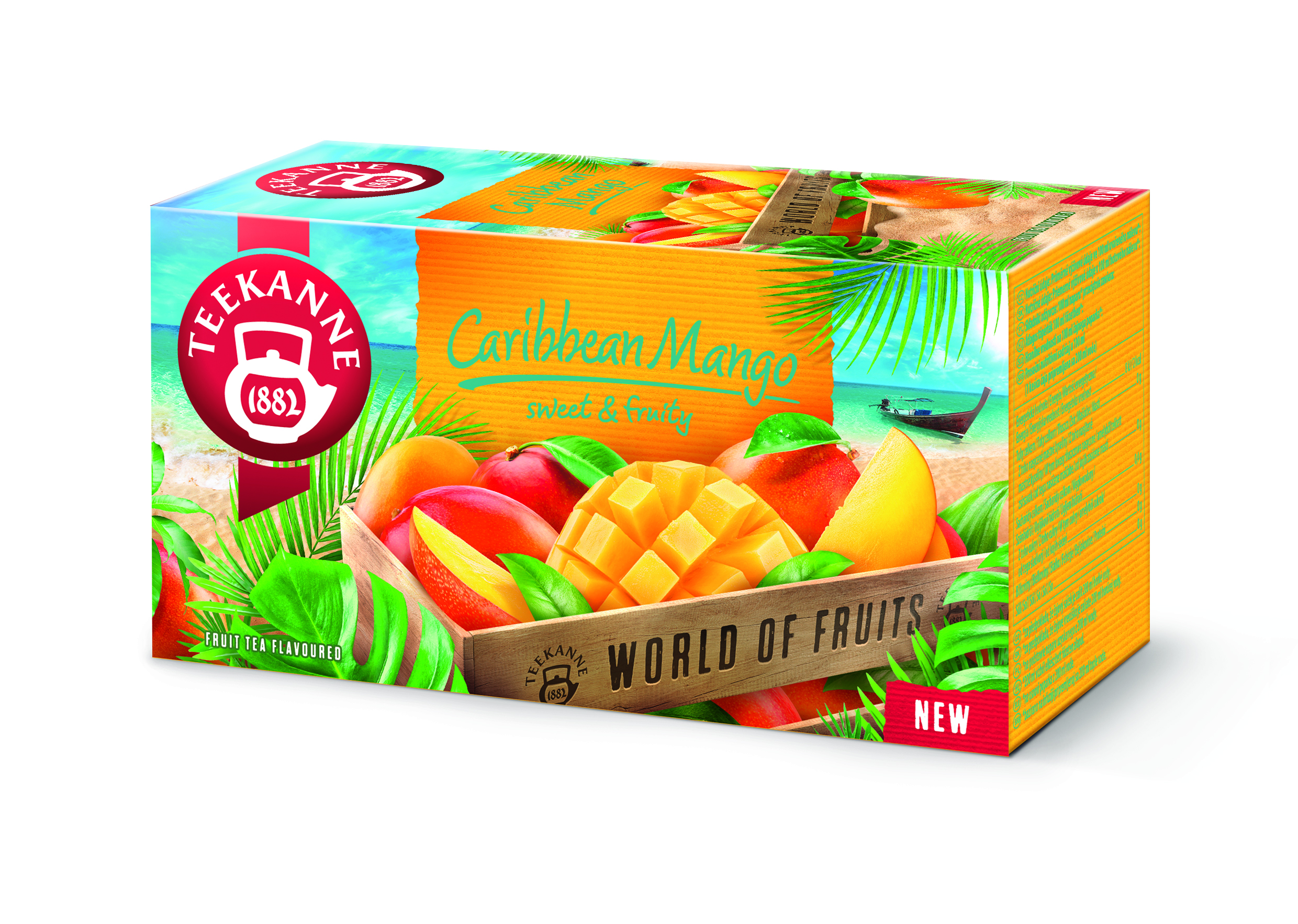 Herbatka Owocowa Teekanne Caribbean Mango 20 Torebek