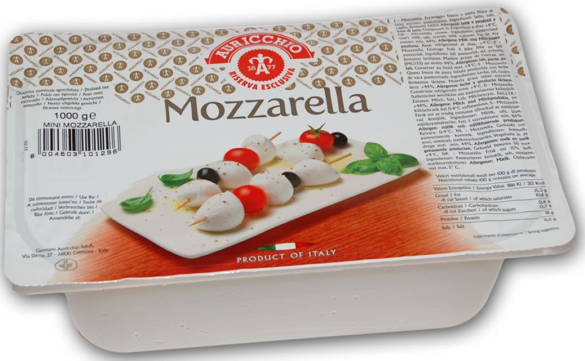 Mozzarella Fior Di Latte Auricchio Mini 1 Kg
