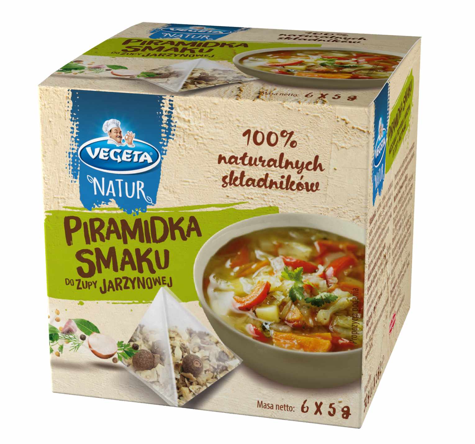 Vegeta Natur Piramidka Smaku Do Zupy Jarzynowej 30G