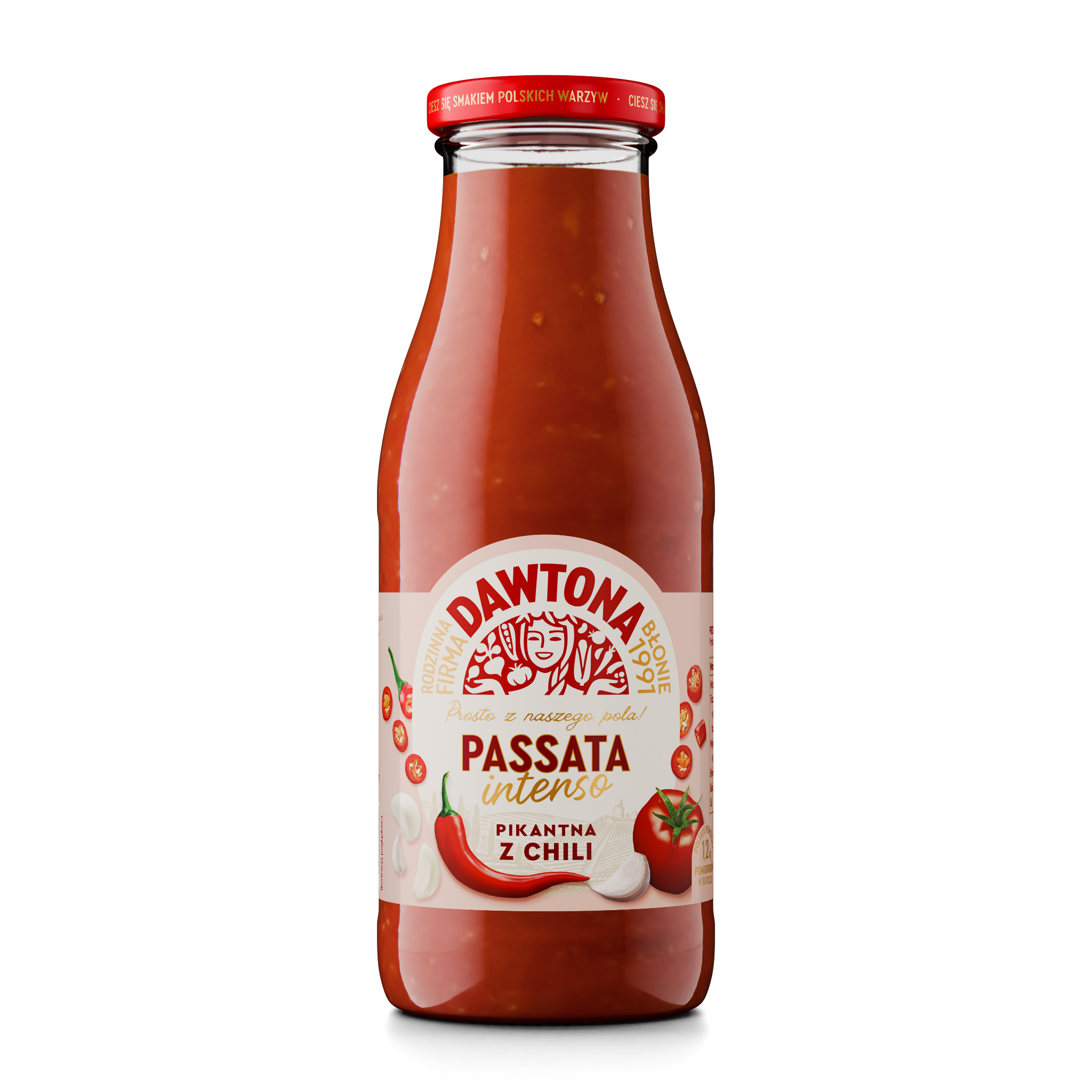 Dawtona Przecier Passata Intenso Pikantna 500G