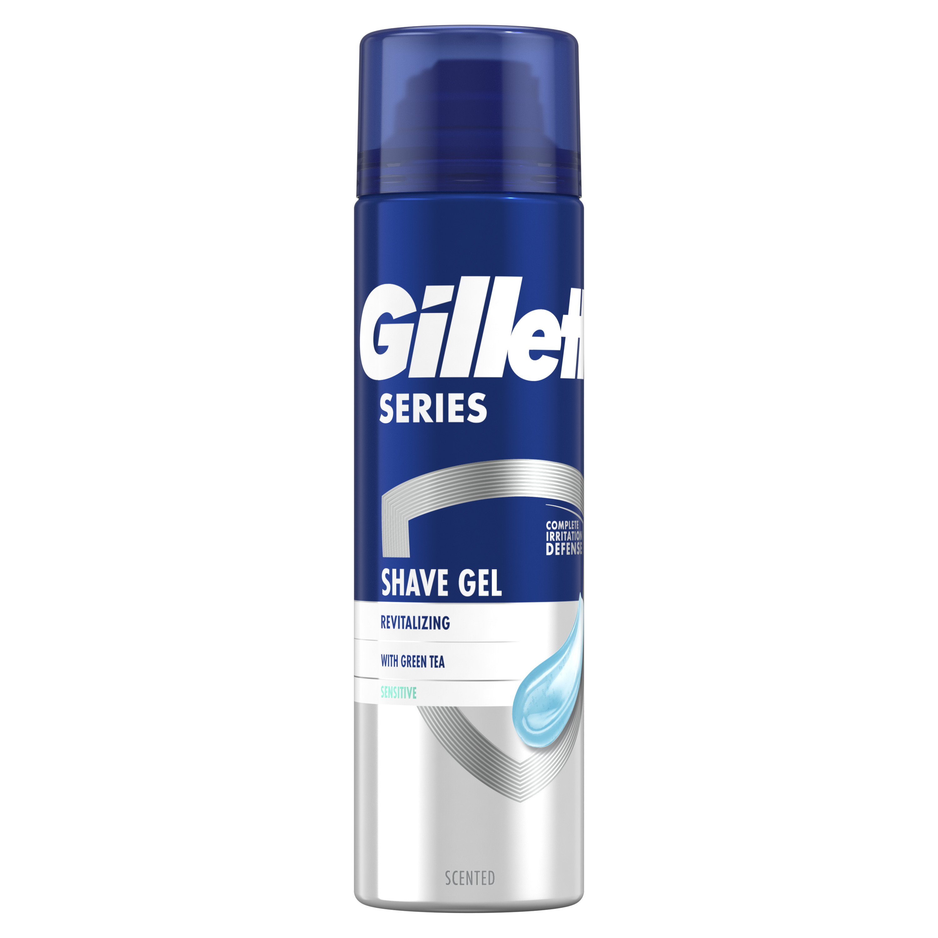 Gillette Series Rewitalizujący Żel Do Golenia Dla Mężczyzn, Z Zieloną Herbatą, 200 Ml