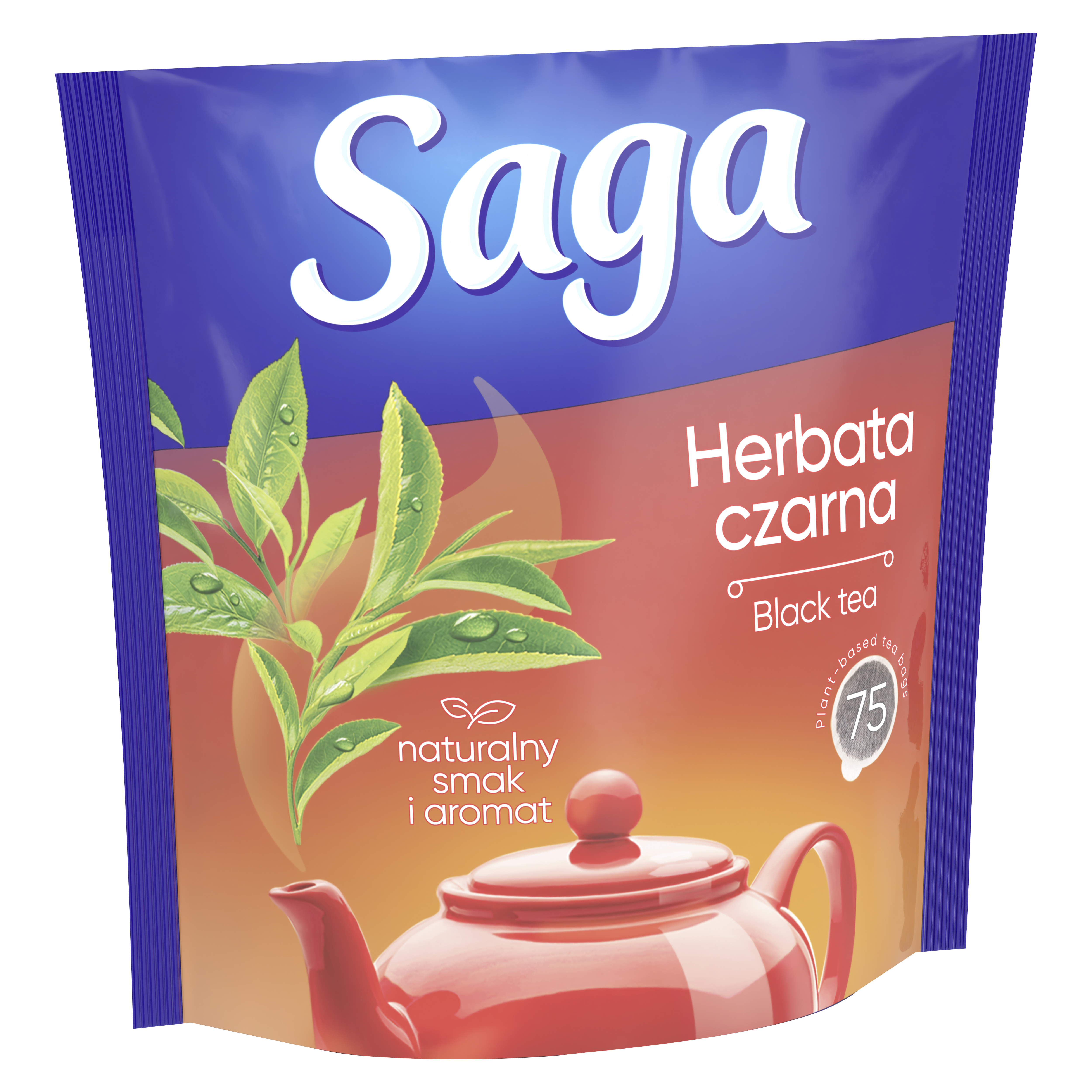Saga Herbata Czarna 75Tb