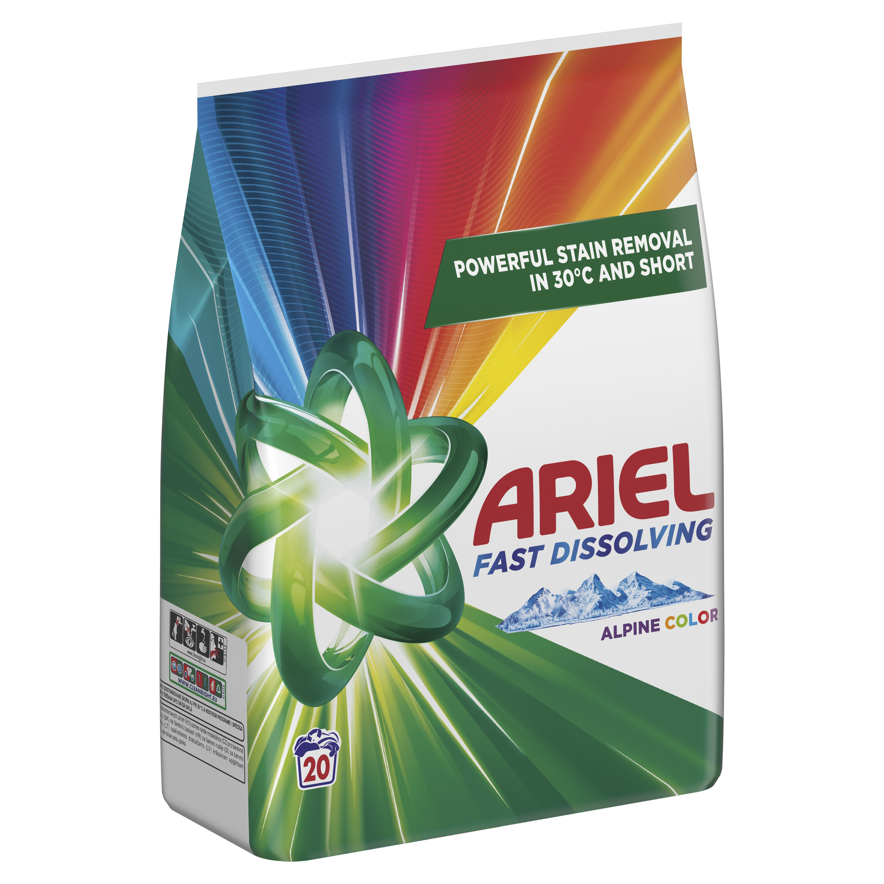 Ariel Alpine Color Proszek Do Prania, 1.1 Kg, 20 Prań