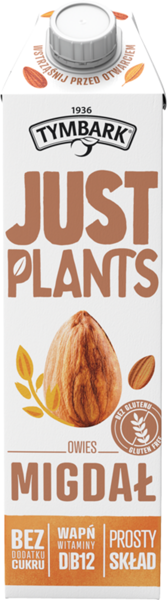 Tymbark Just Plants Migdał 1L