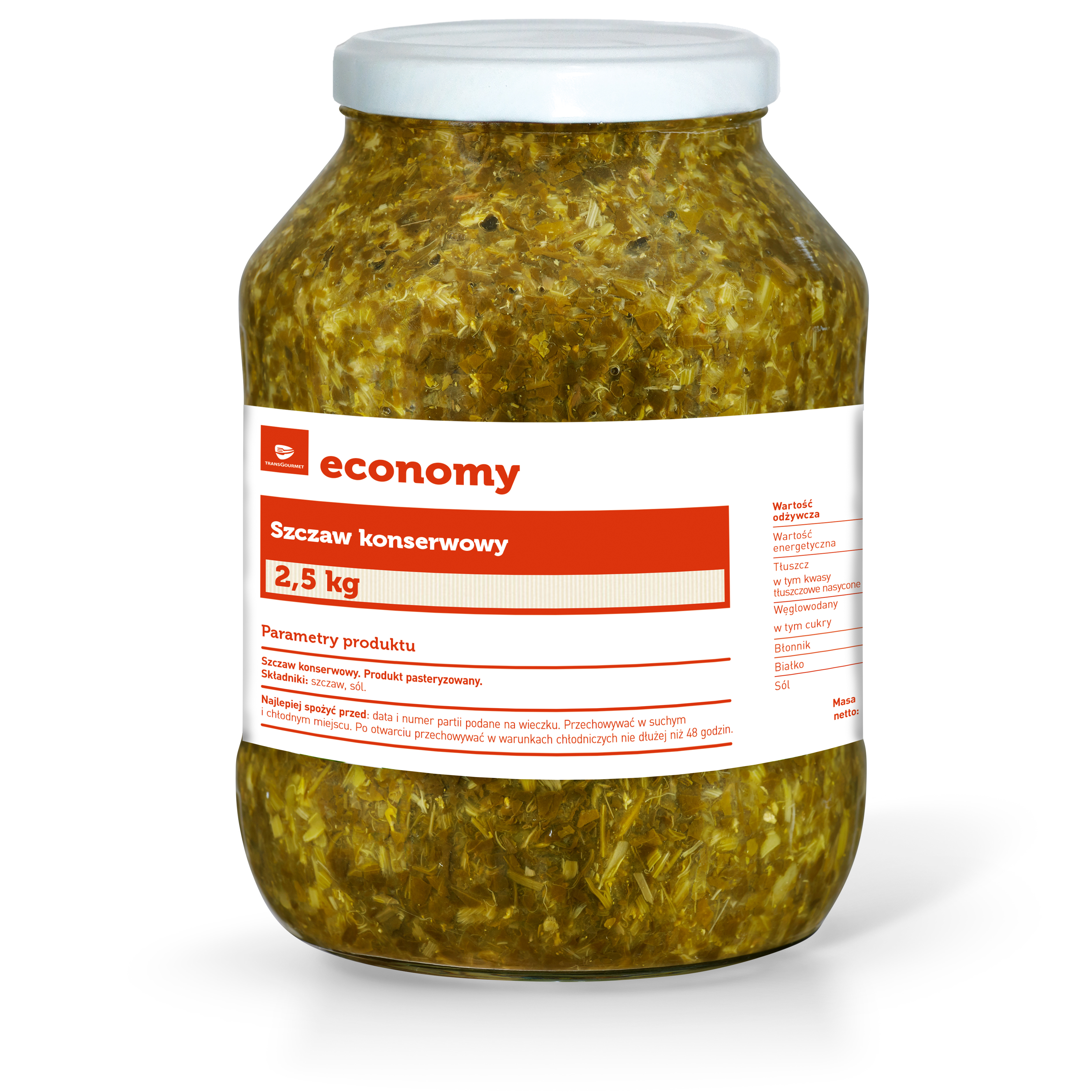 Tge Szczaw Konserwowy 2,5Kg