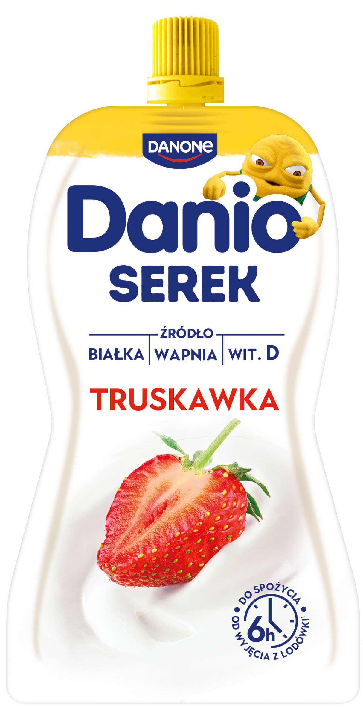 Danio Serek Homogenizowany Truskawkowy 120 G