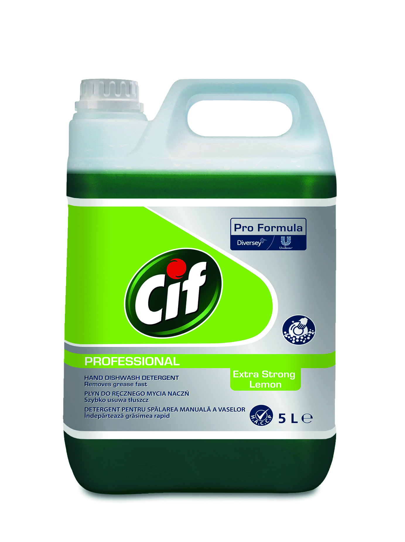 Cif Dishwash Extra Strong Lemon 5L