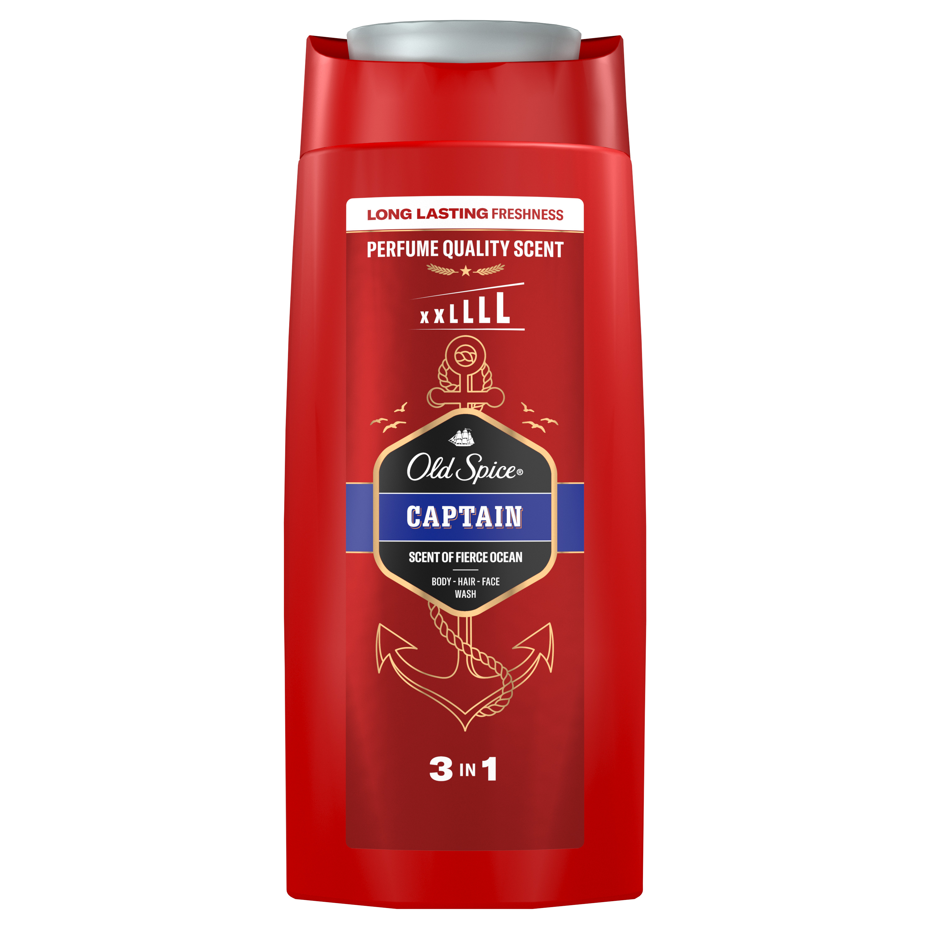 Old Spice Captain Męski Płyn Do Kąpieli, Żel Pod Prysznic I Szampon 3 W 1 675Ml