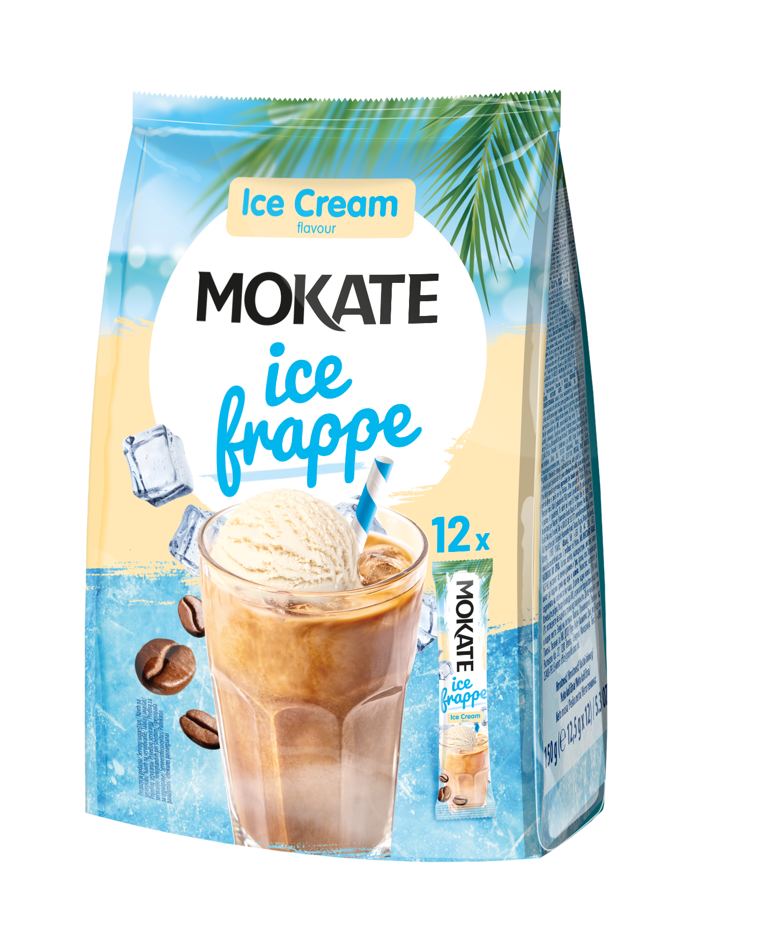 Napój Kawowy Mokate 3W1 Ice Frappe Ice Cream (12 X 12,5 G)