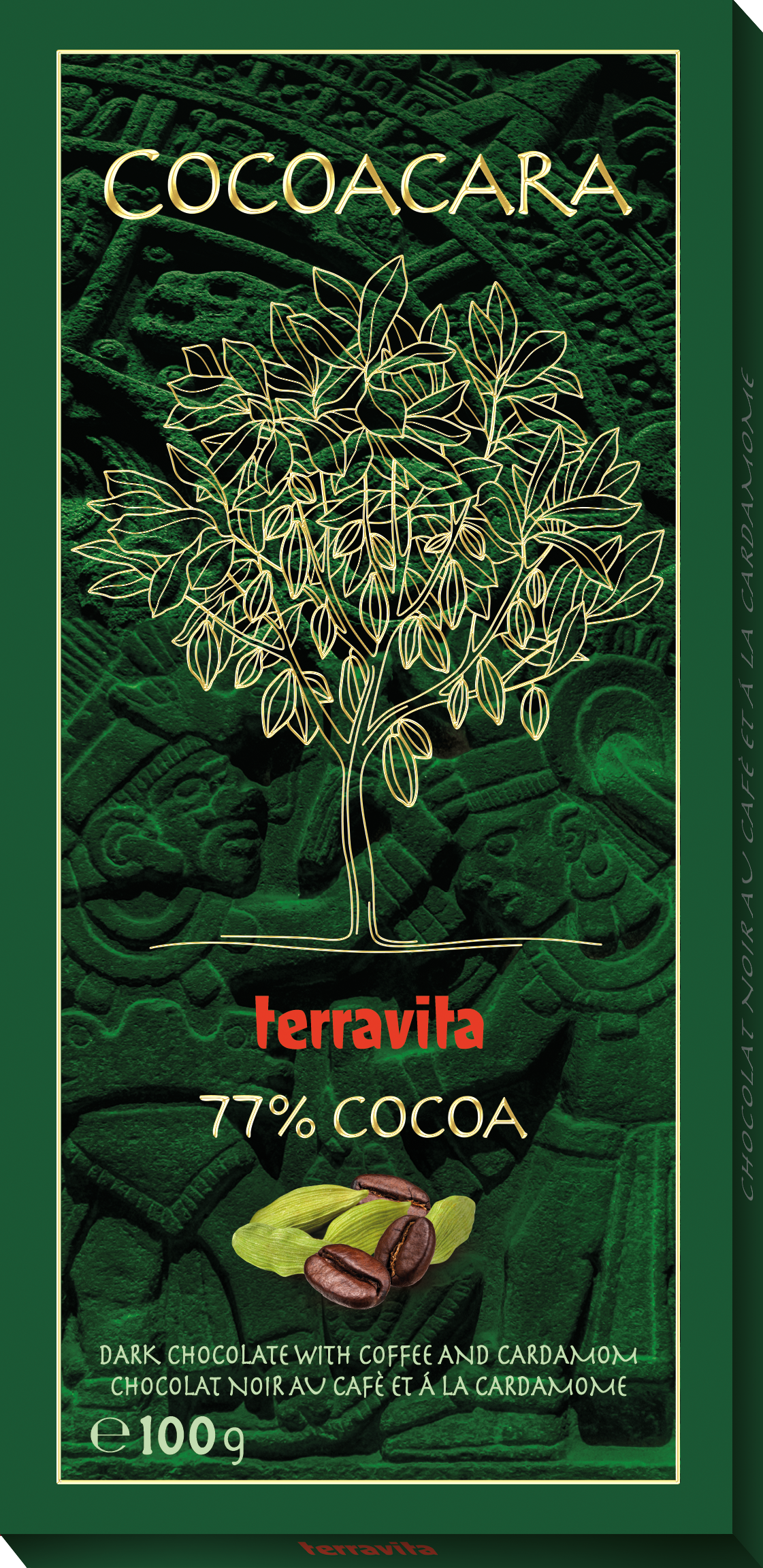 Terravita Czekolada Gorzka Z Kawą I Kardamonem Cocoacara 100 G