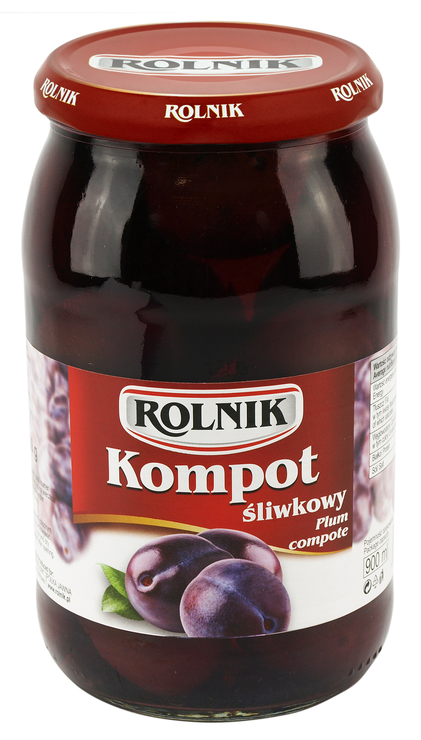 Kompot Śliwkowy Rolnik 900 Ml