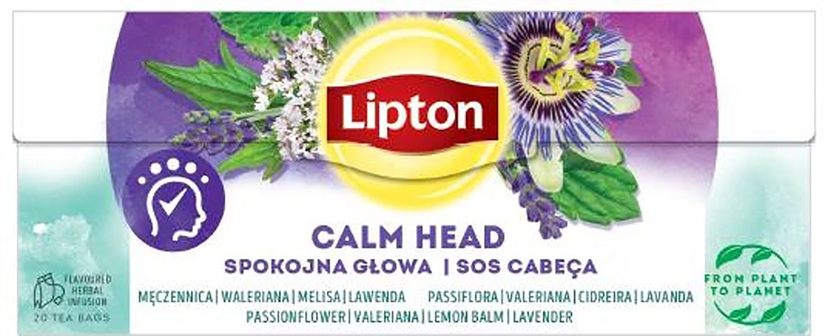 Herbata Ziołowa Lipton Spokojna Głowa Z Naturalnym Aromatem 20 Tb 26G