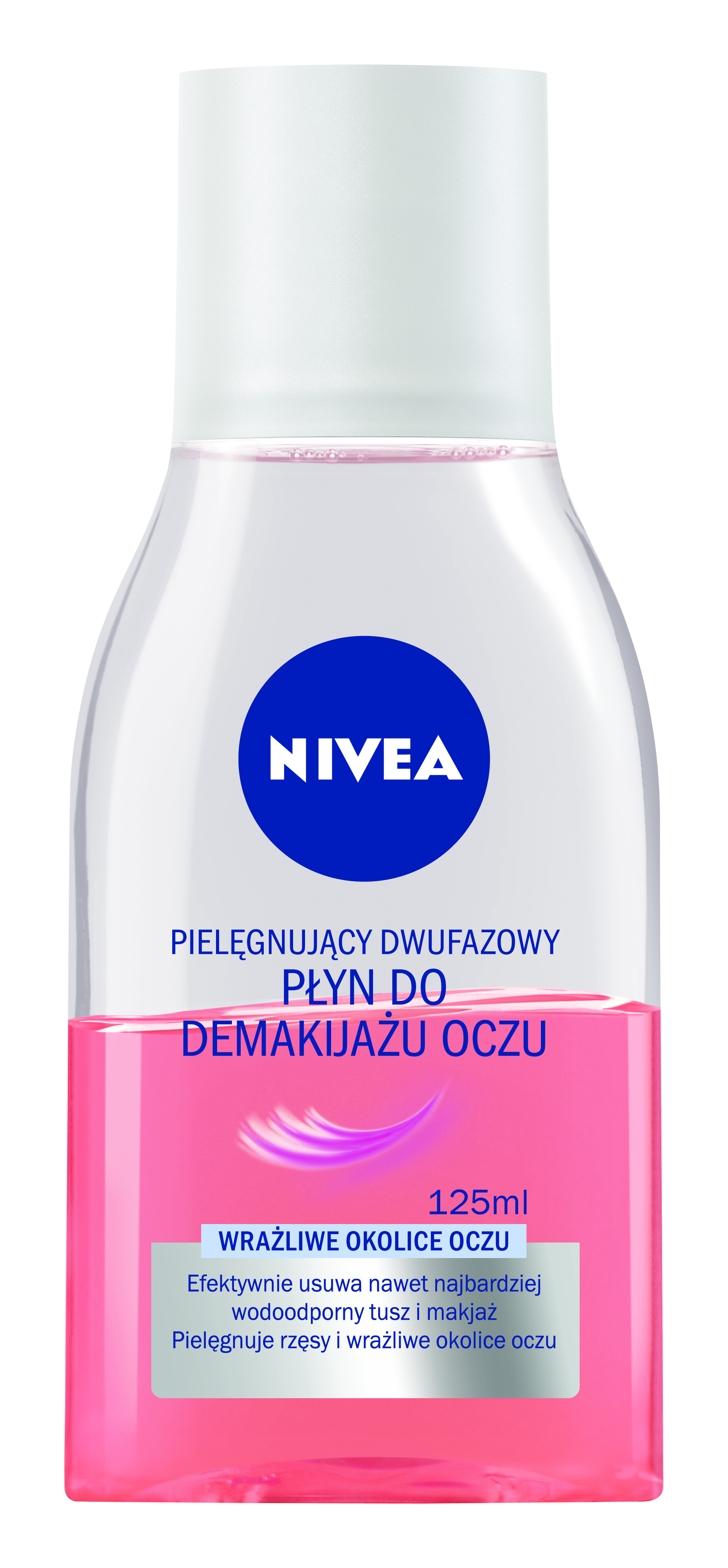 Nivea Pielęgnujący Dwufazowy Płyn Do Demakijażu Oczu 125 Ml