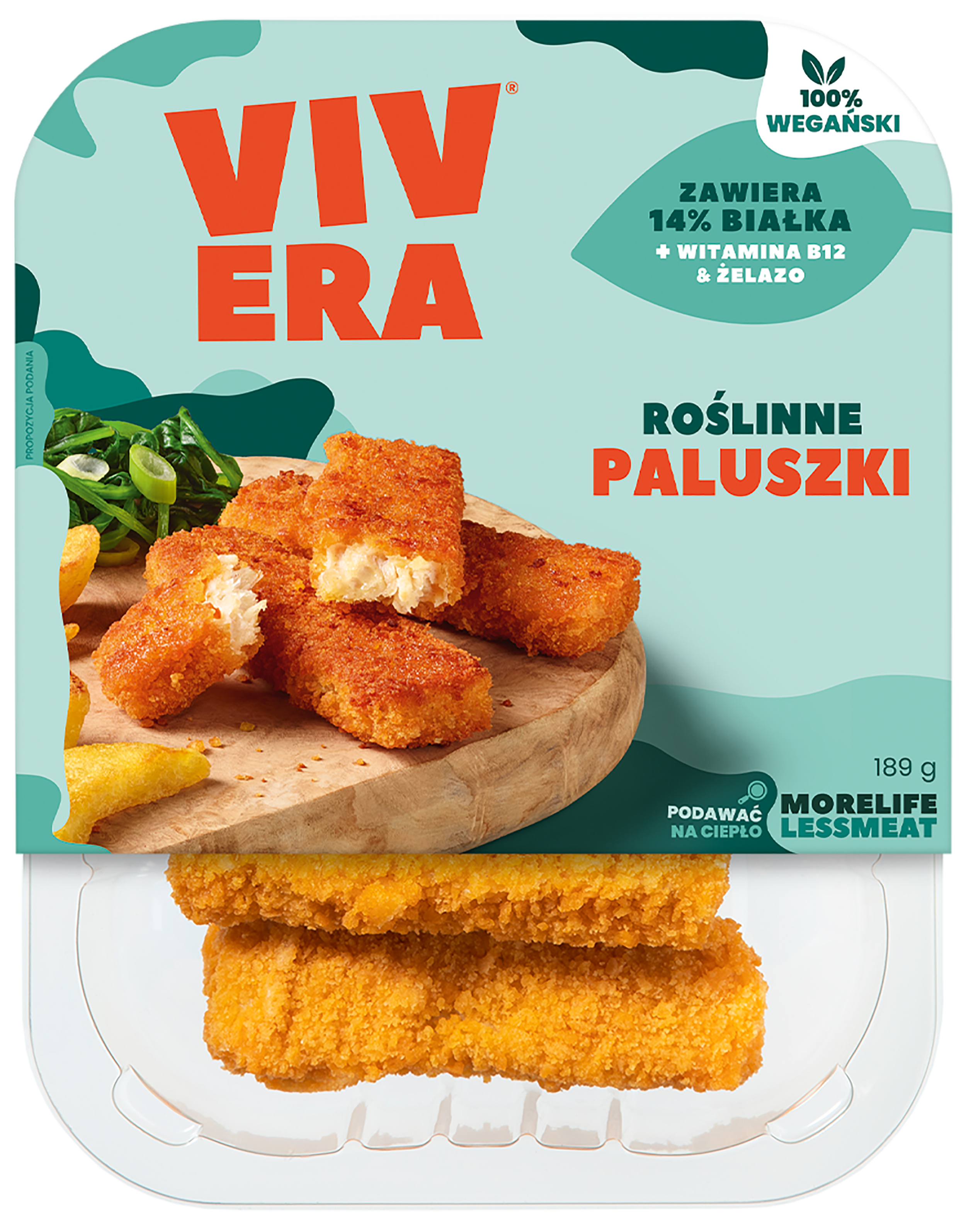 Vivera Roślinne Paluszki 189 G